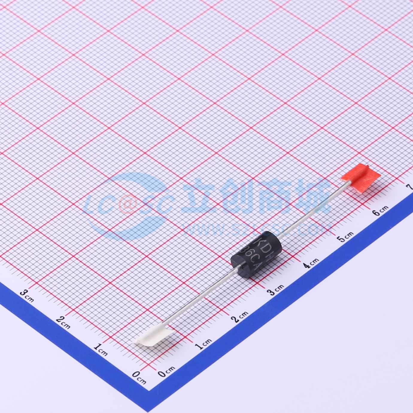 点击查看大图 1.5KE36CA/B实物图