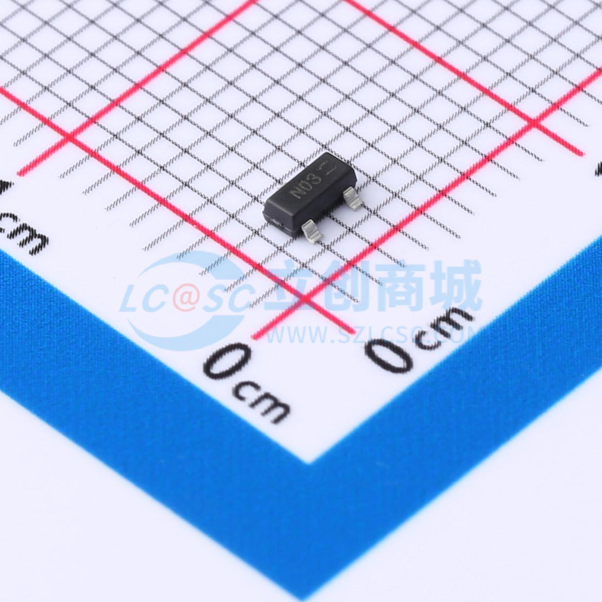 点击查看大图 DDTC123TCA-7-F实物图
