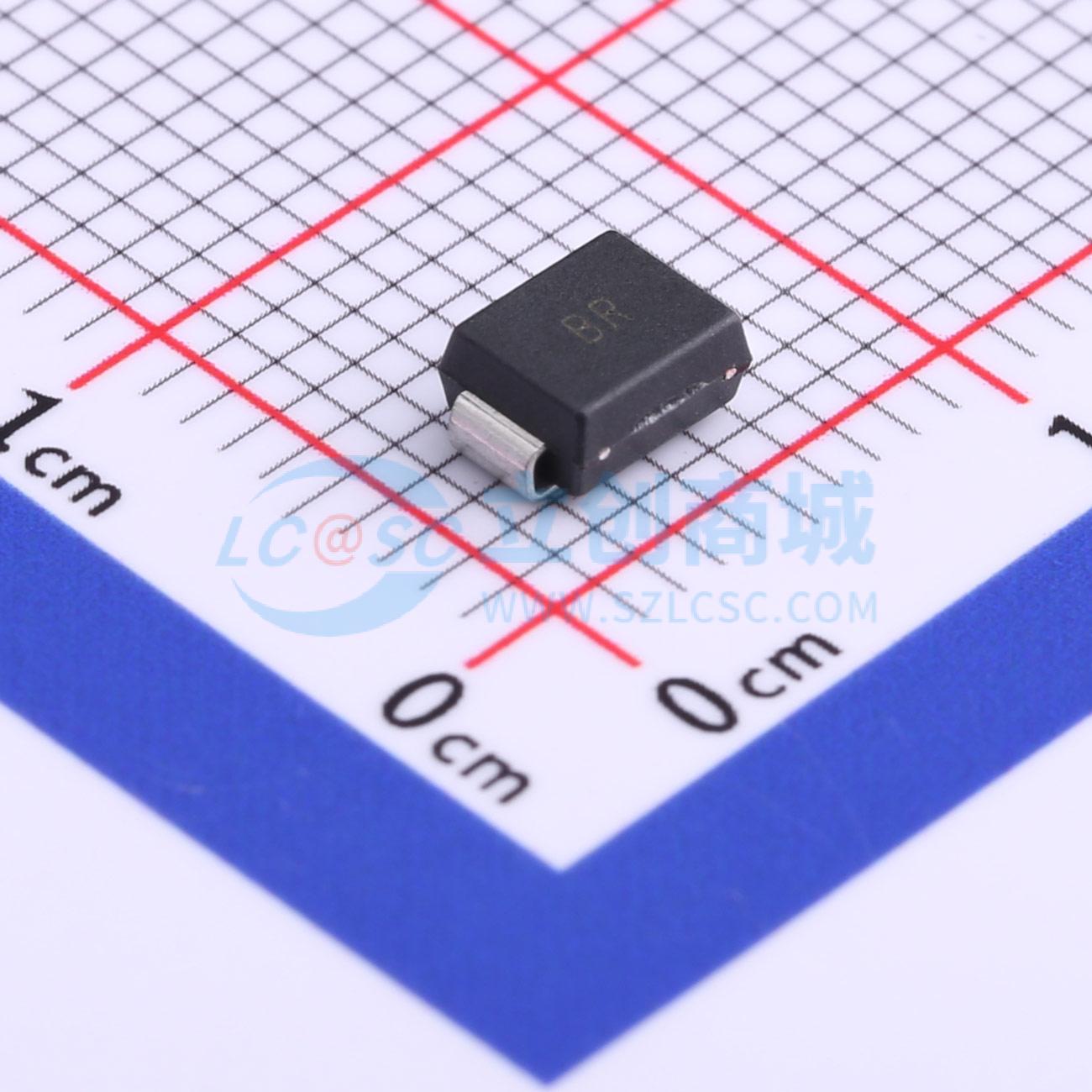 点击查看大图 SMBJ17CA实物图