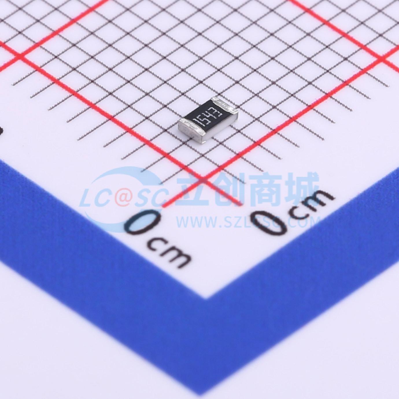 点击查看大图 RT0805BRD07154KL实物图