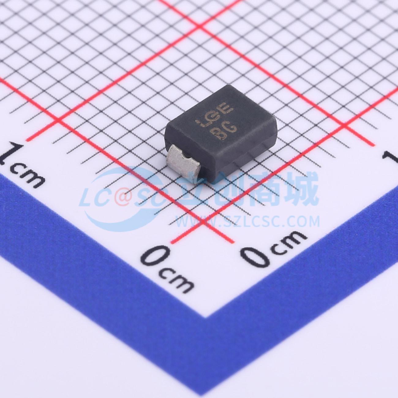 点击查看大图 SMBJ13CA实物图