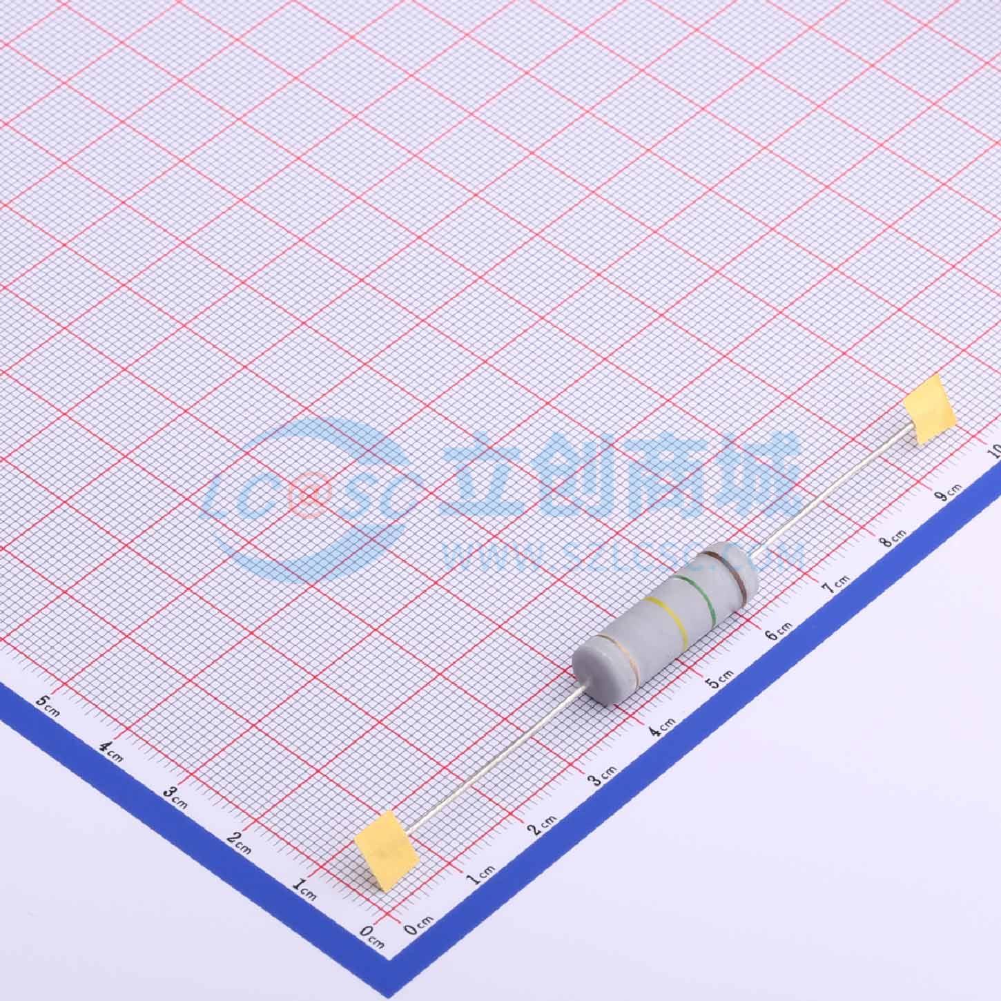 点击查看大图 MOF5W-150KΩ±5%实物图