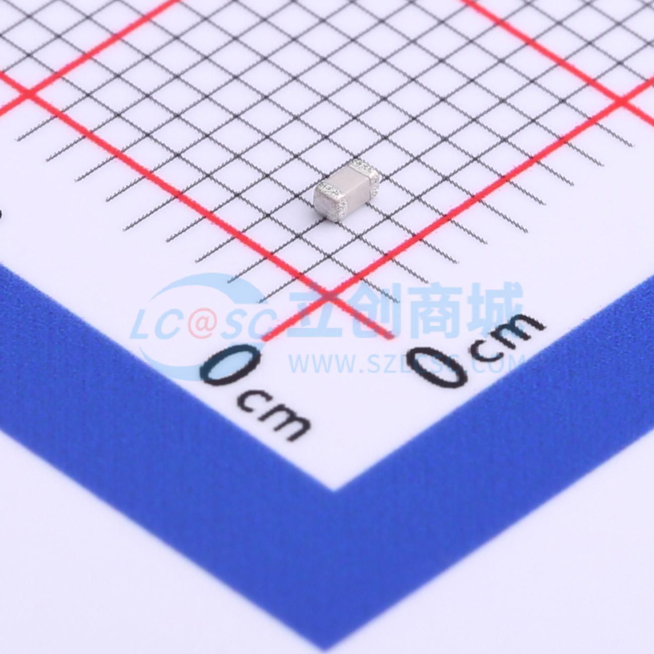 点击查看大图 CC0603BRNPO9BNR75实物图