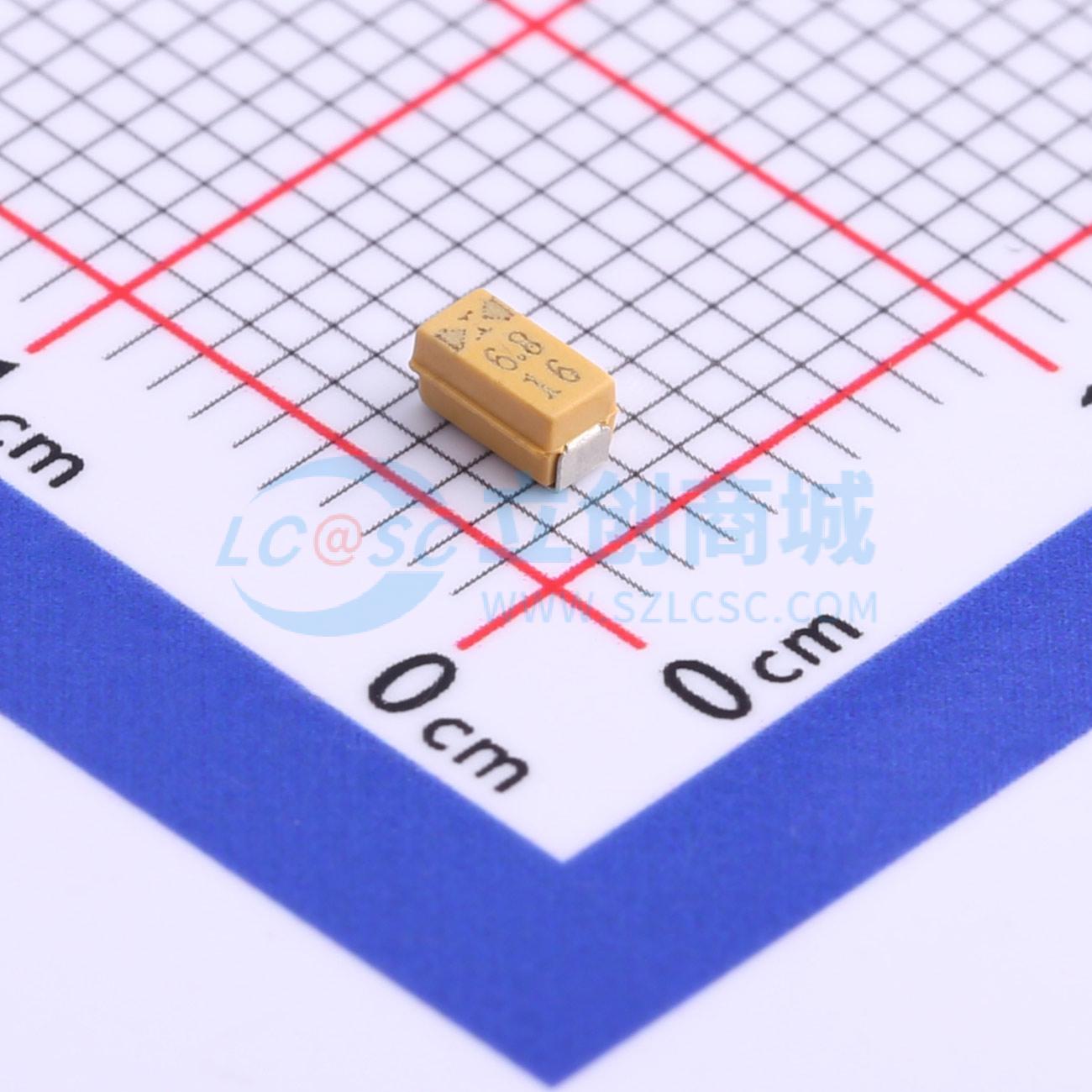 点击查看大图 CA45-A-16V-6.8uF-K实物图