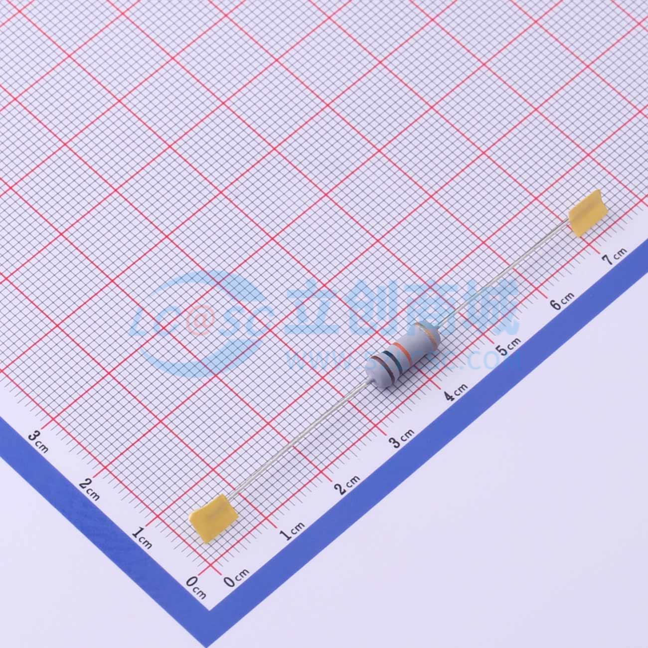 点击查看大图 MOF2WS-10KΩ±5%T实物图