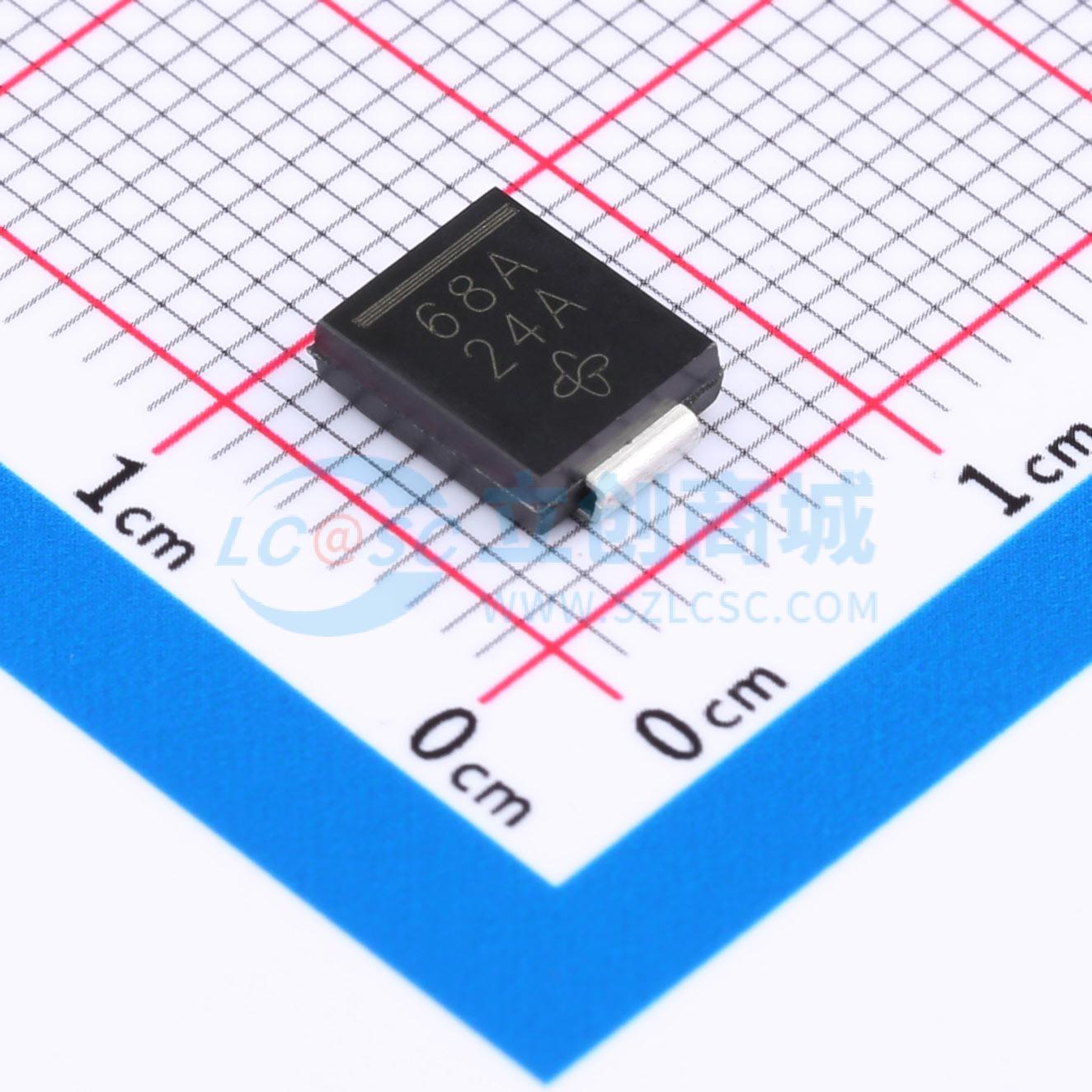 1.5SMC68A-E3/57T实物图