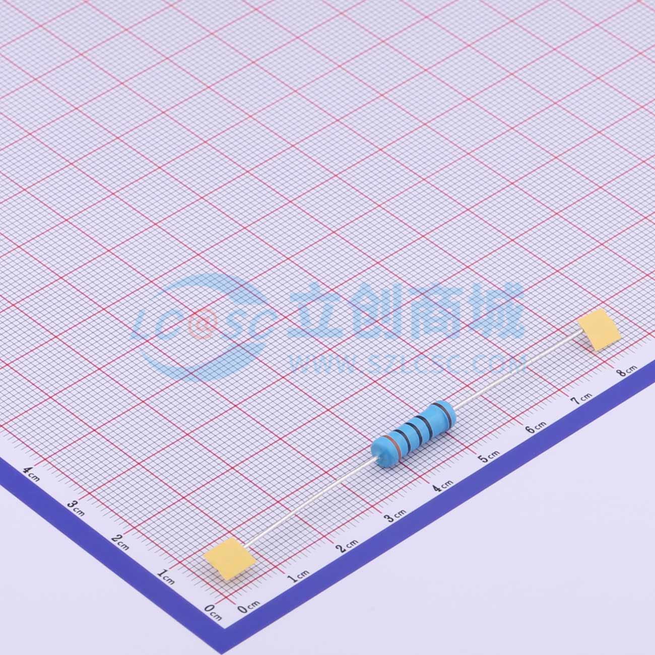 点击查看大图 MF3WS-300Ω±1%实物图