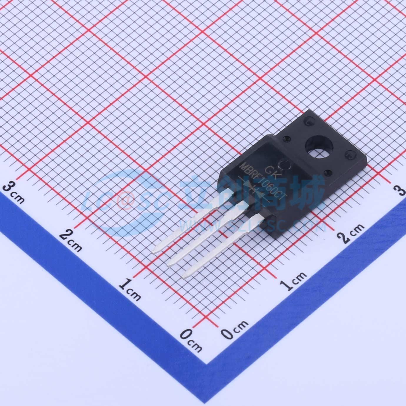 点击查看大图 MBRF1060CT实物图