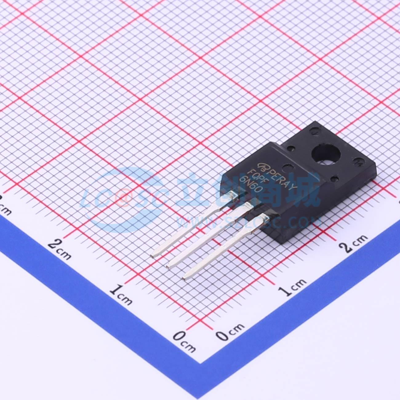 点击查看大图 FQPF6N60C-VB实物图