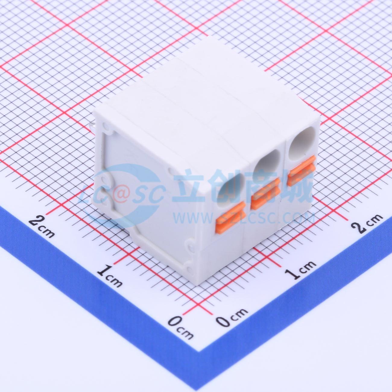 点击查看大图 KF239-5.08-3P实物图
