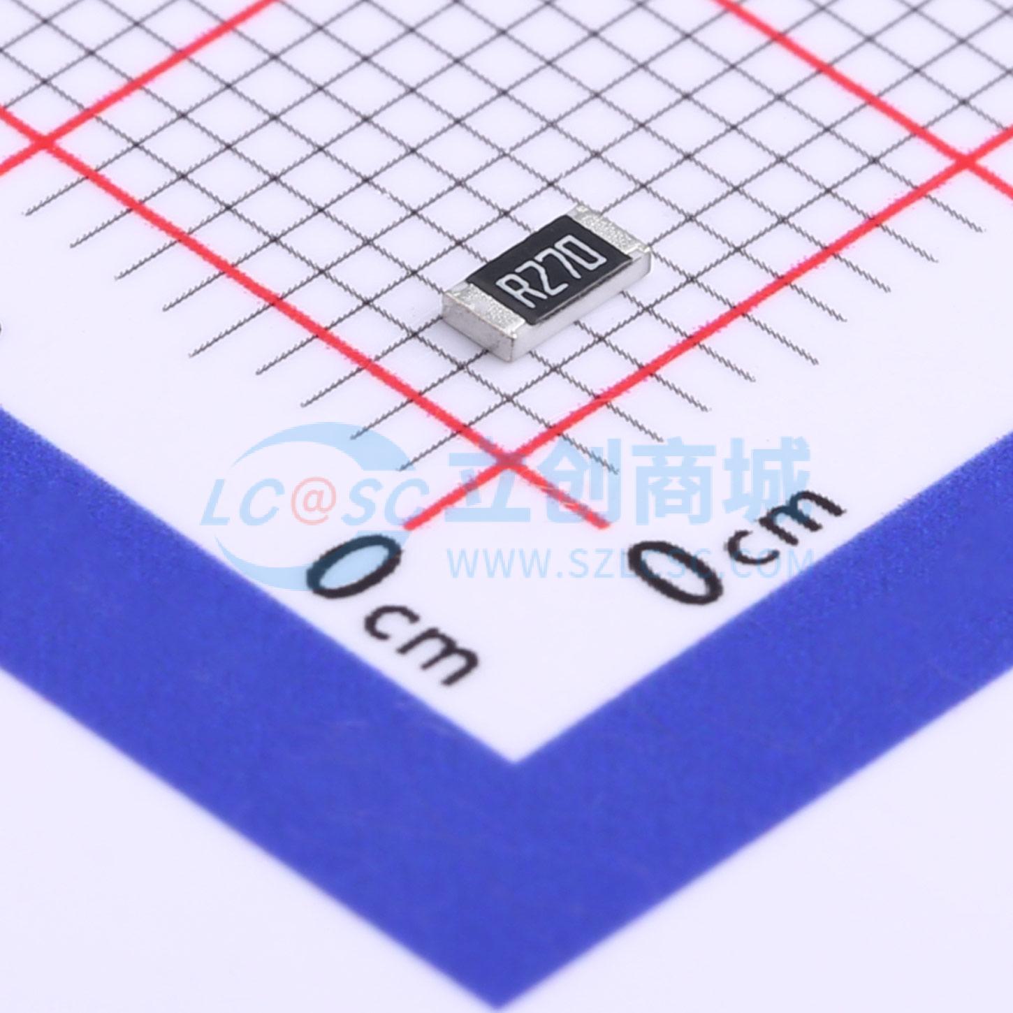 点击查看大图 RL1206JR-070R27L实物图