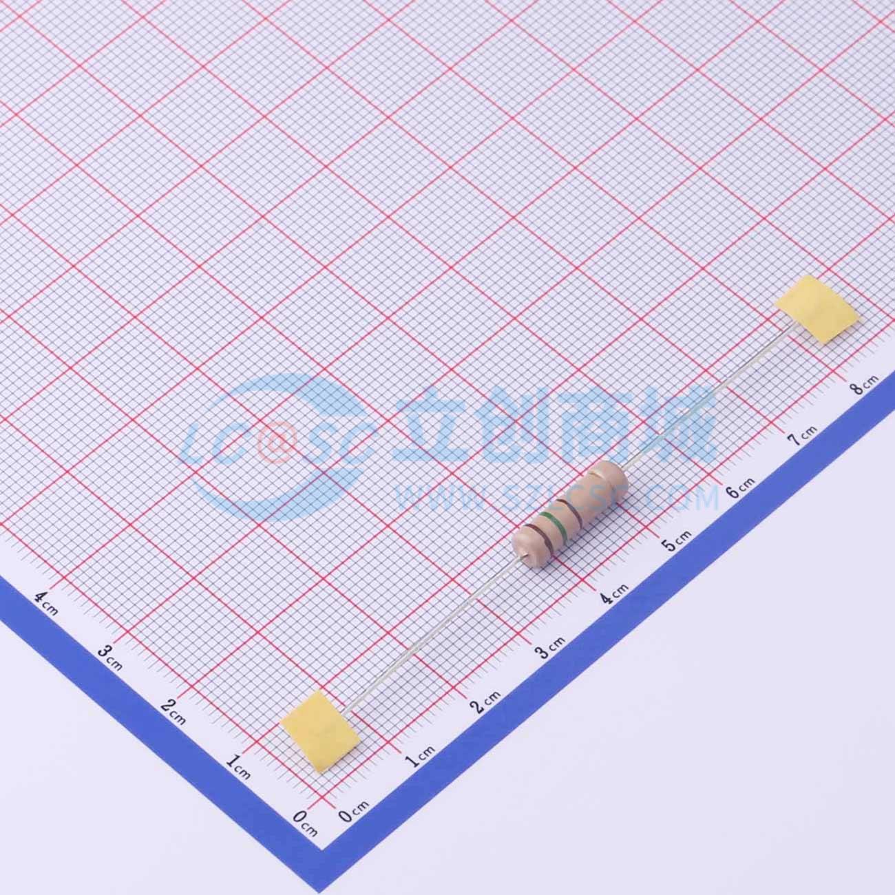 点击查看大图 CF3WS-150Ω±5%T实物图