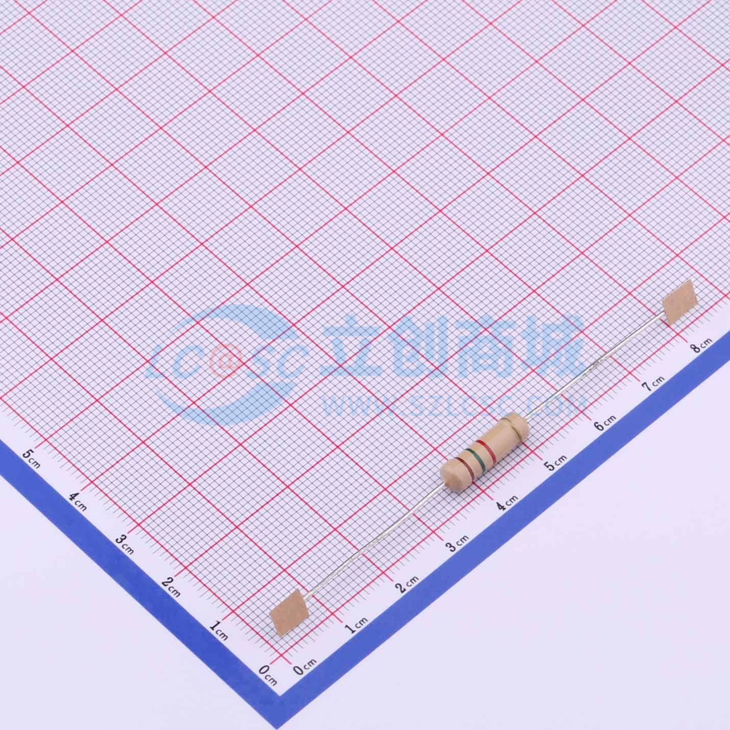 点击查看大图 CR2W-1K5±5%-9T73实物图