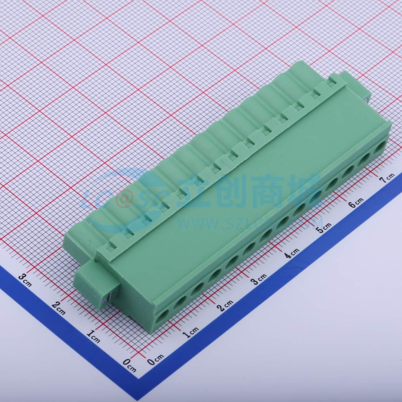 点击查看大图 DB2EKAM-5.08-14P-GN-S实物图