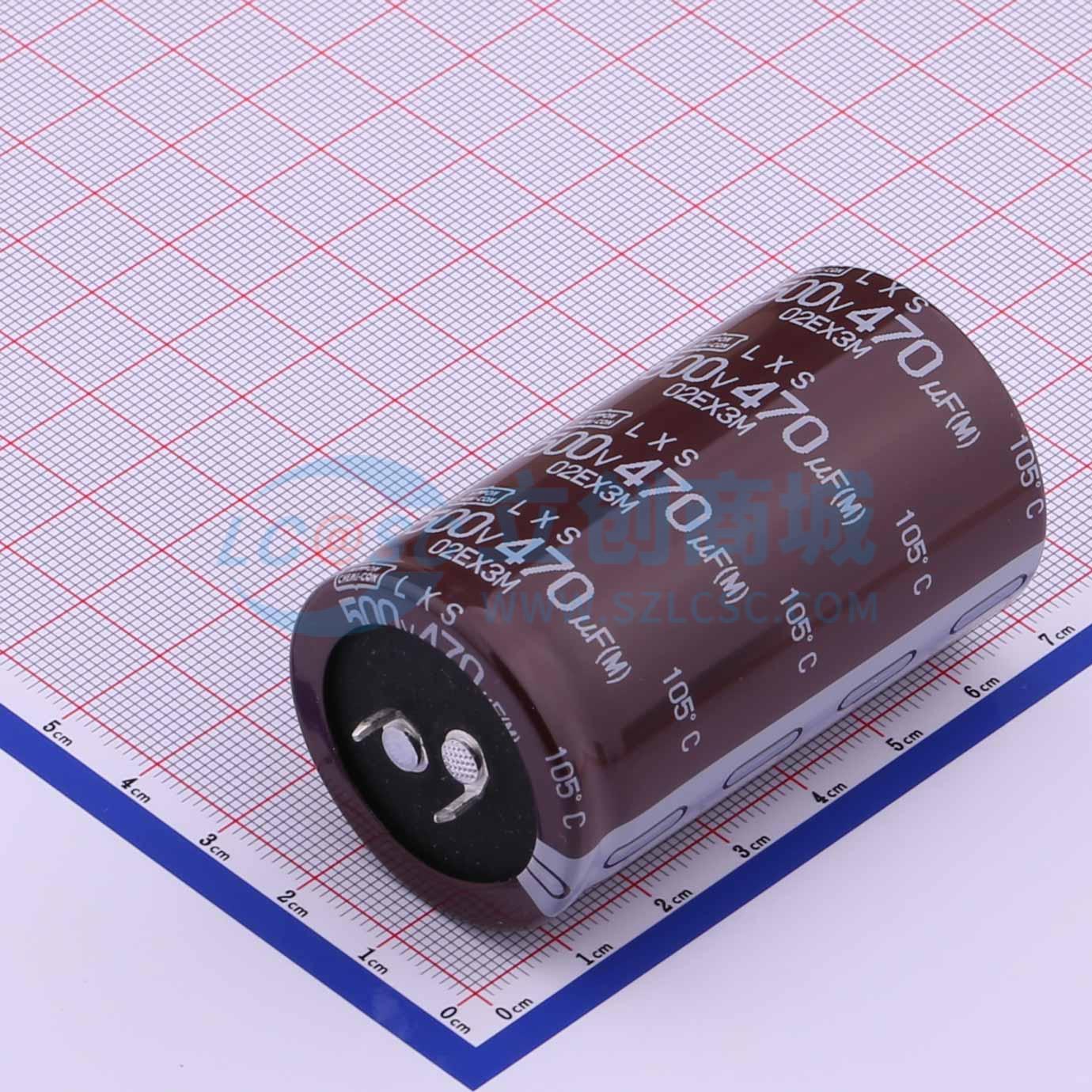 ELXS501VSN471MA60S实物图