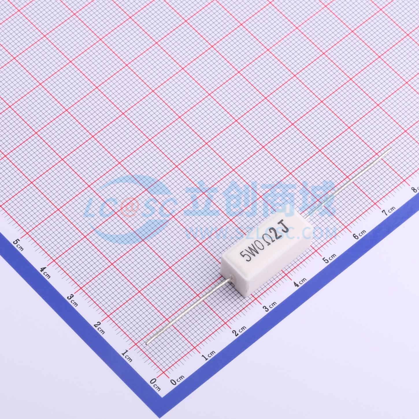 点击查看大图 CR-L5W-0.2ΩJ实物图