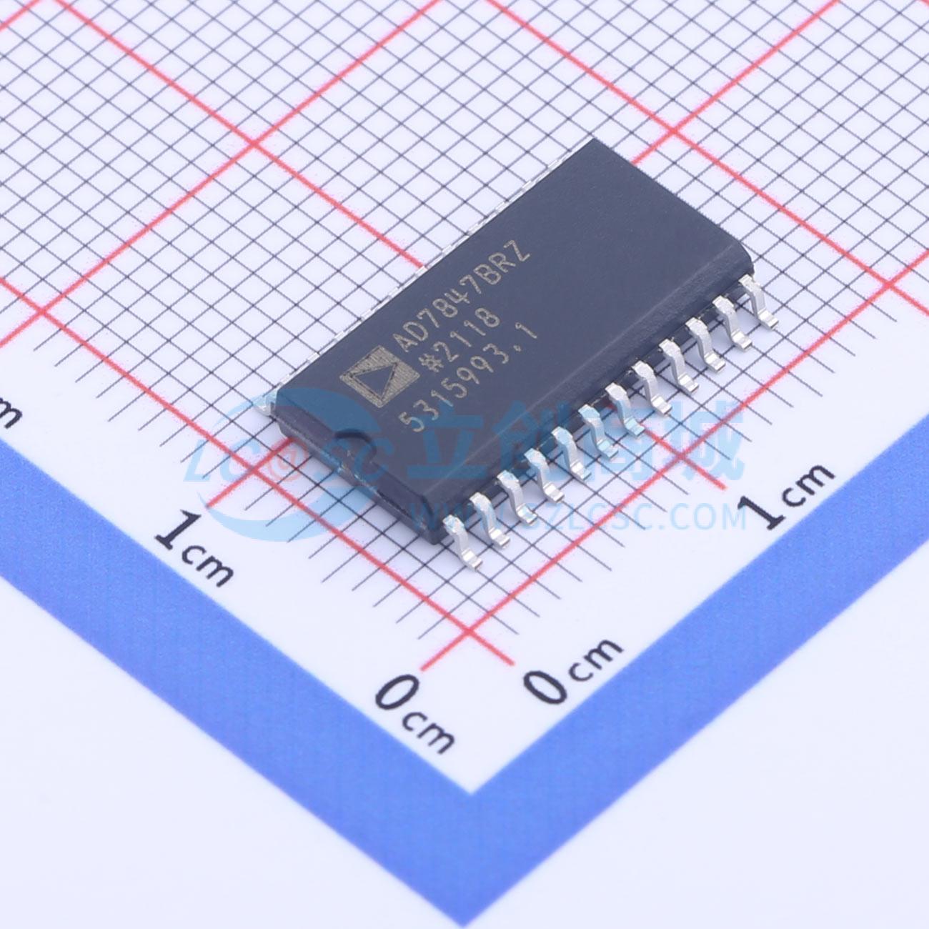 点击查看大图 AD7847BRZ实物图