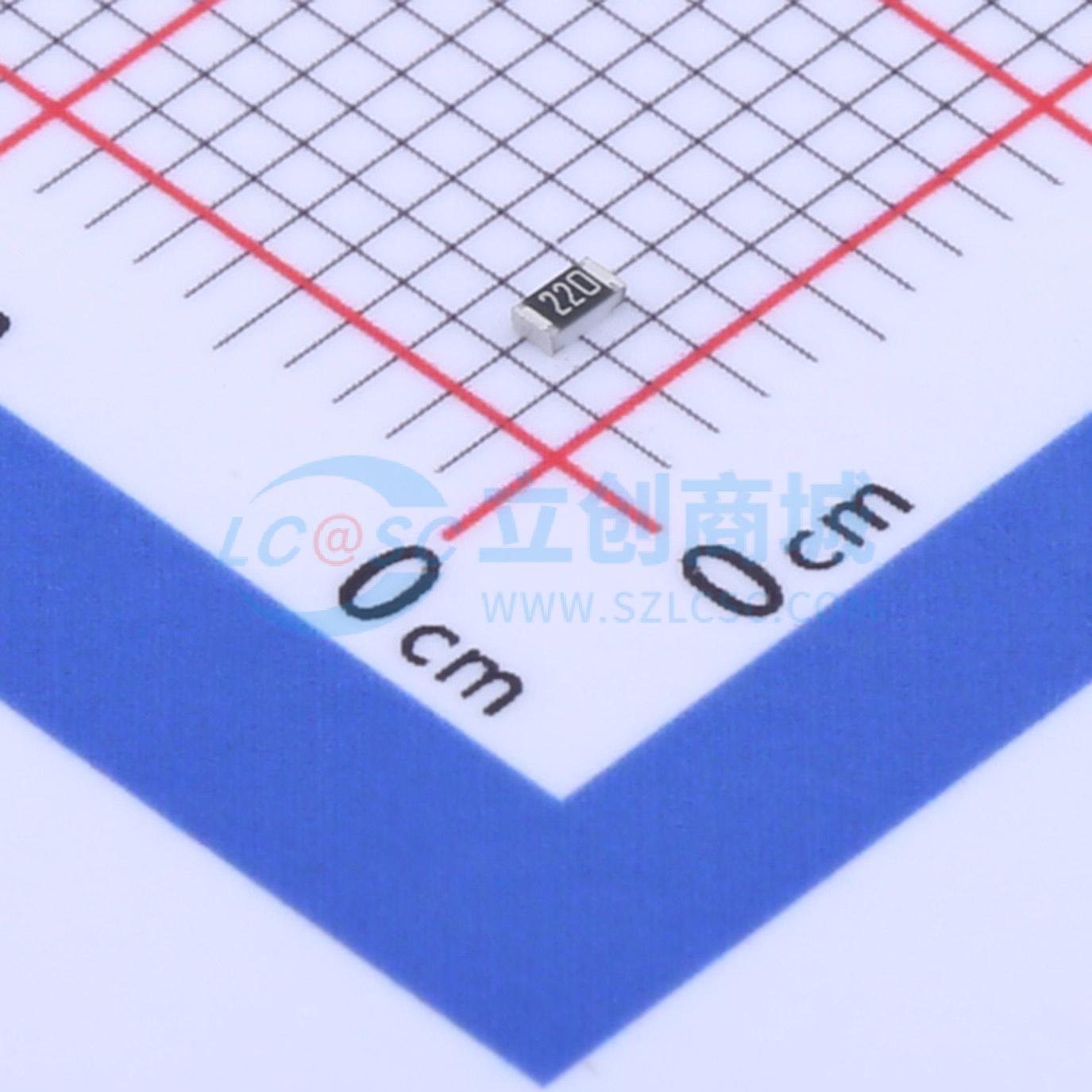 点击查看大图 CR0603J22R0P05Z实物图