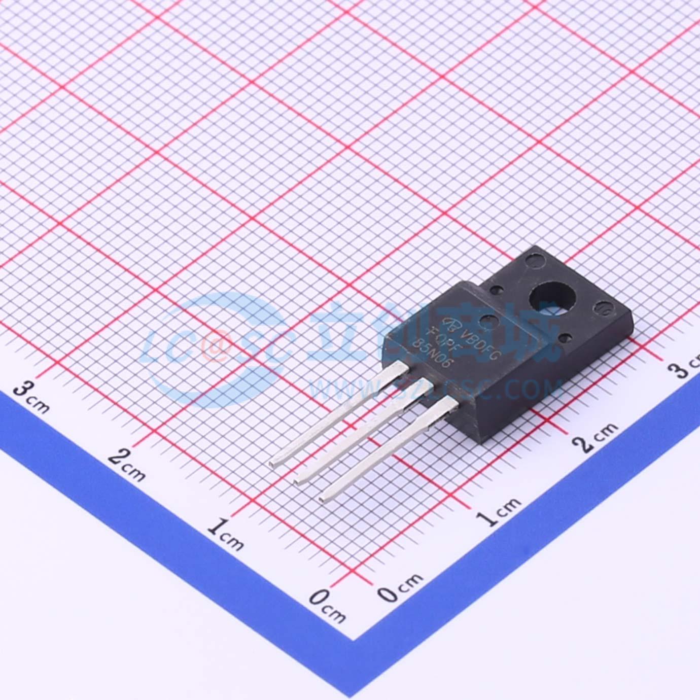 点击查看大图 FQPF85N06-VB实物图