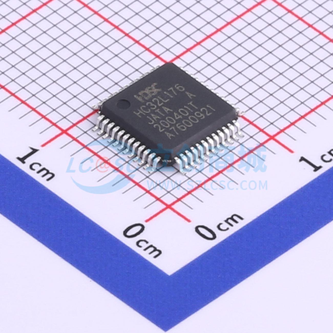 点击查看大图 HC32L176JATA-LQ48实物图