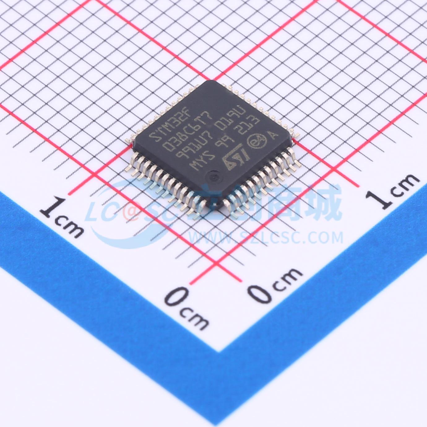 点击查看大图 STM32F038C6T7实物图