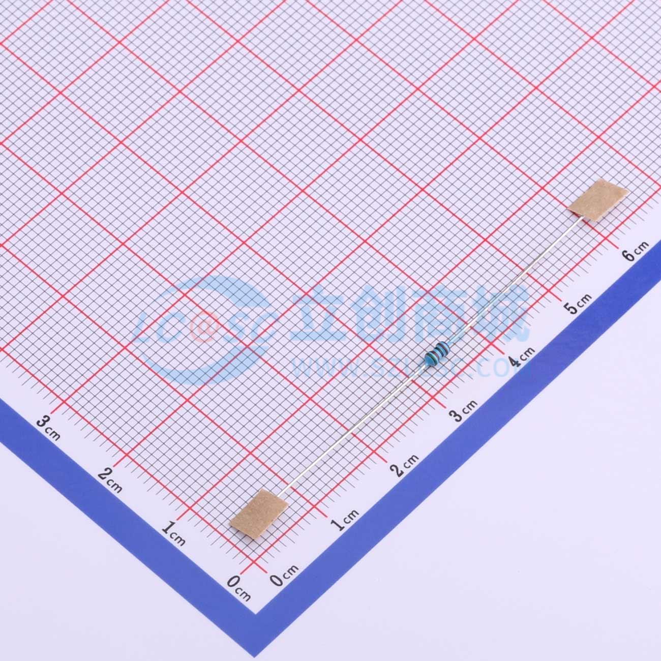 MF1/8W-5.1KΩ±1%T52实物图