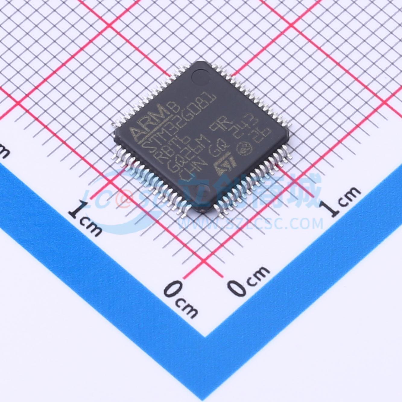 点击查看大图 STM32G081RBT6实物图