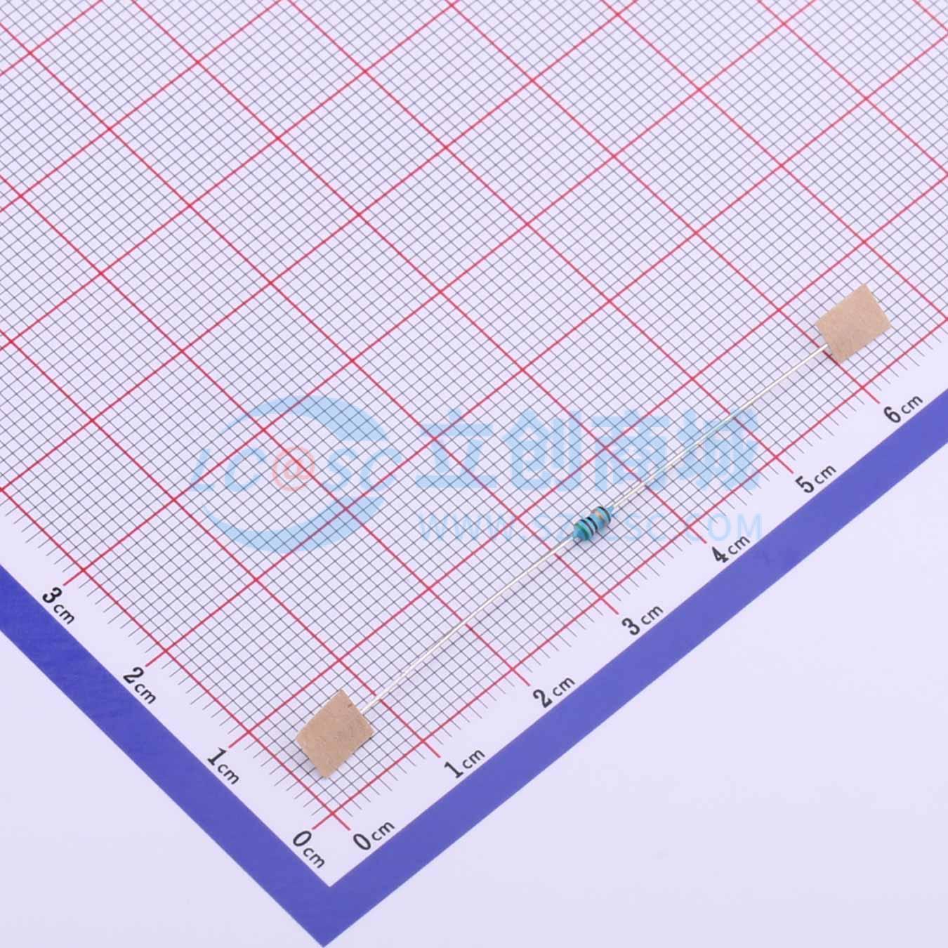 MF1/8W-51Ω±1%T52实物图