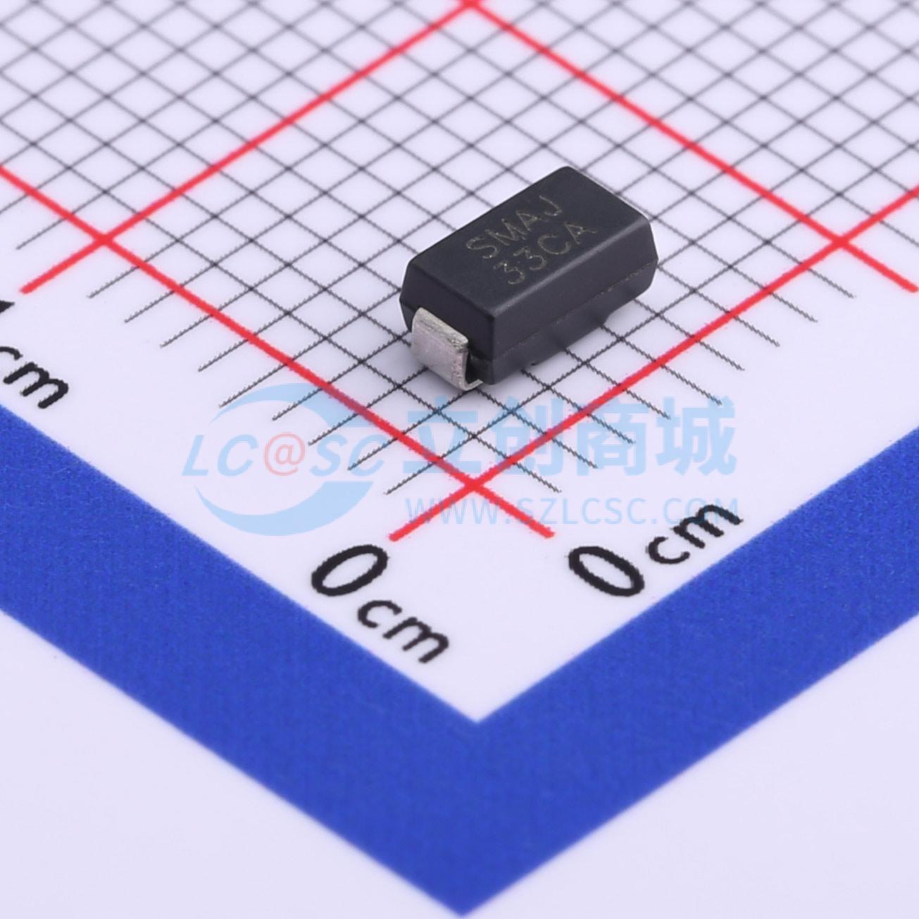 点击查看大图 SMAJ33CA实物图