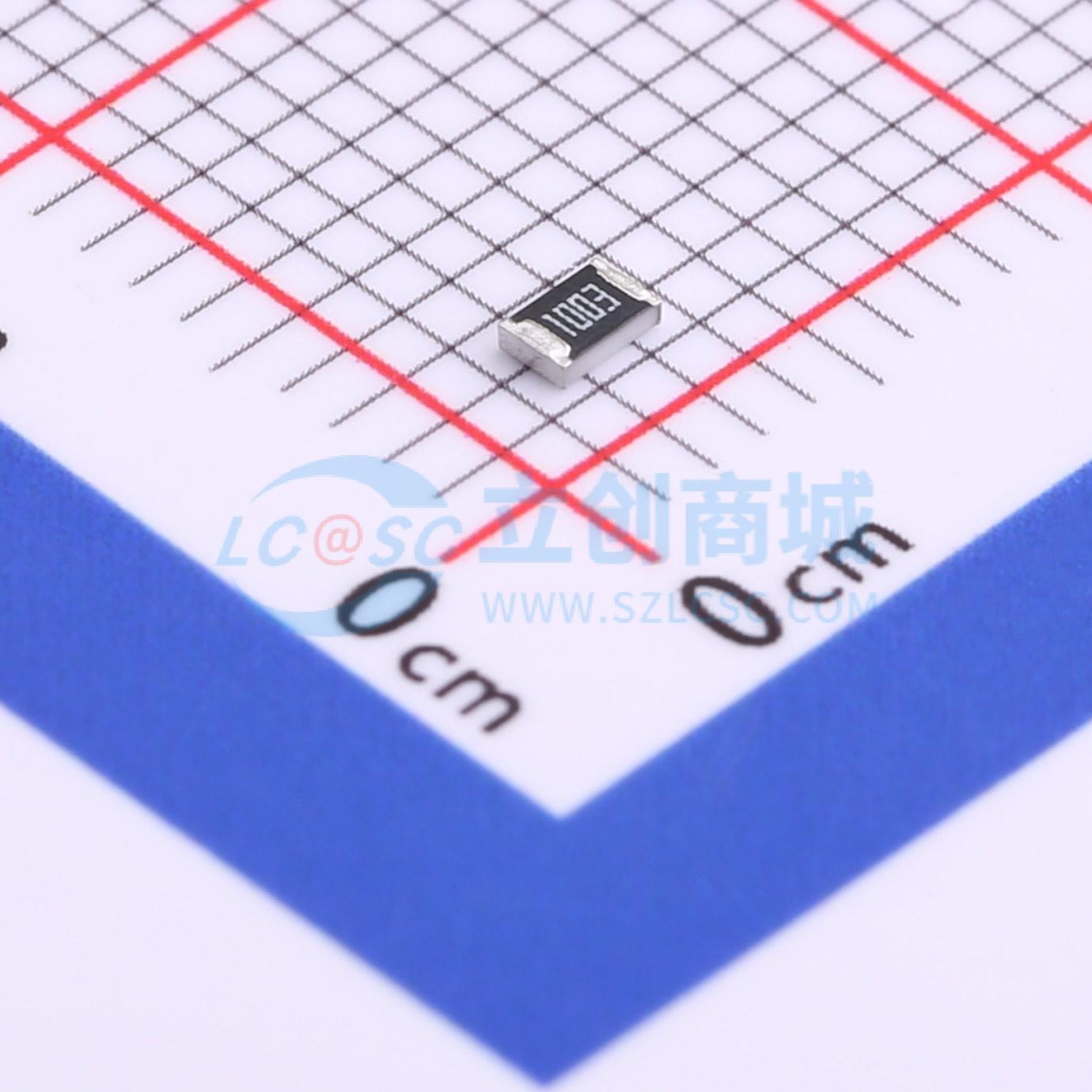 点击查看大图 RT0805WRD07100KL实物图