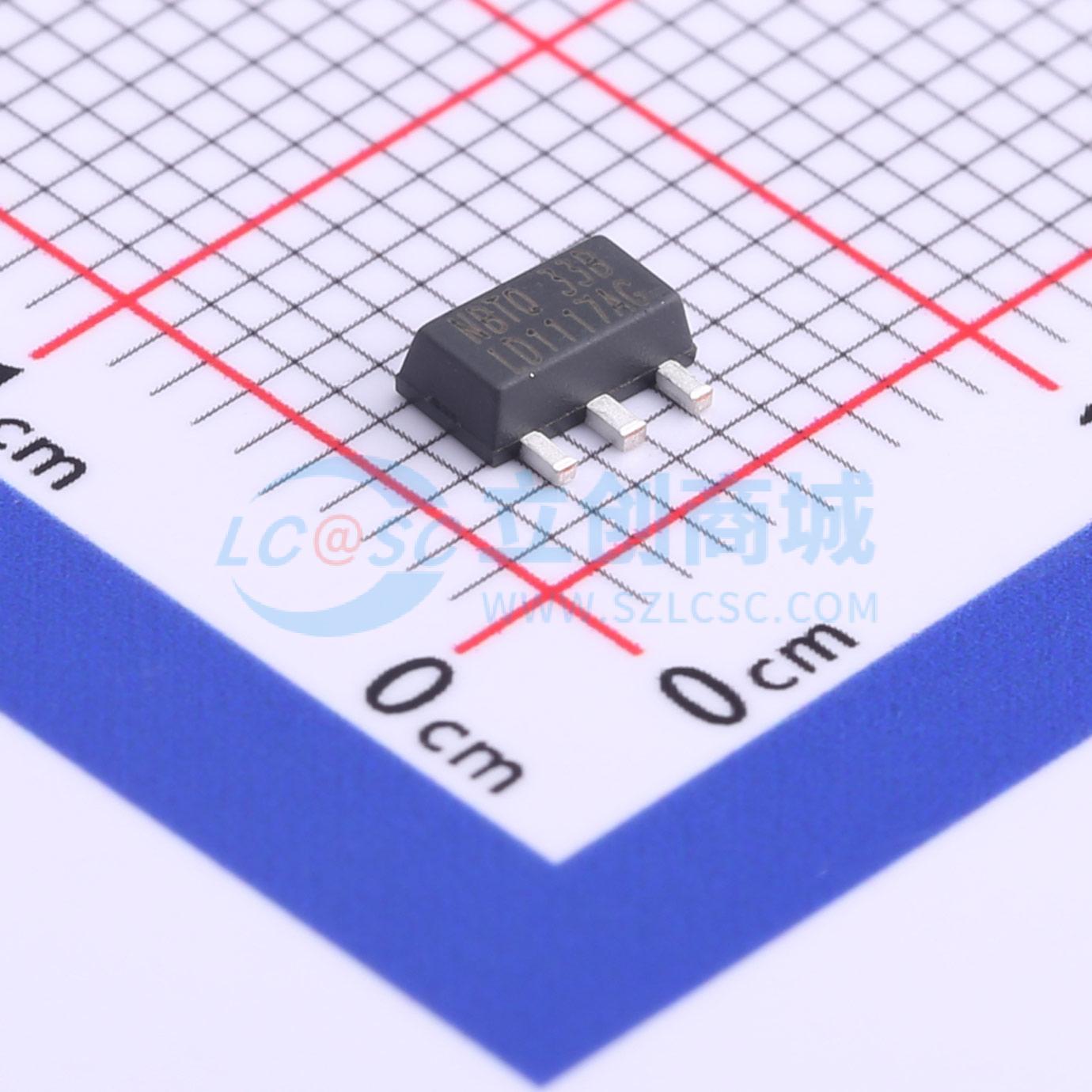 点击查看大图 LD1117AG-33-AB3-B-R实物图