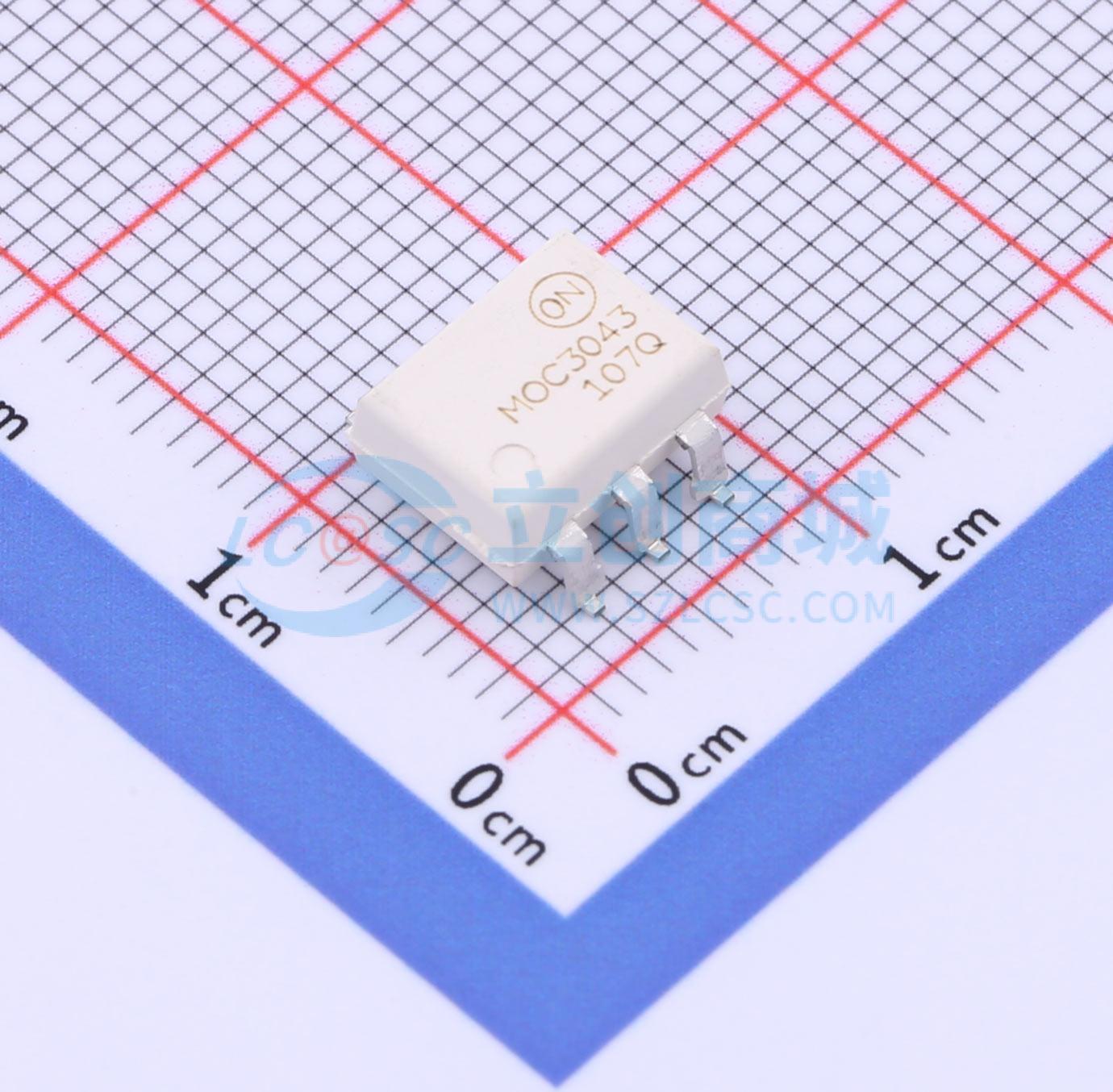 点击查看大图 MOC3043SM实物图