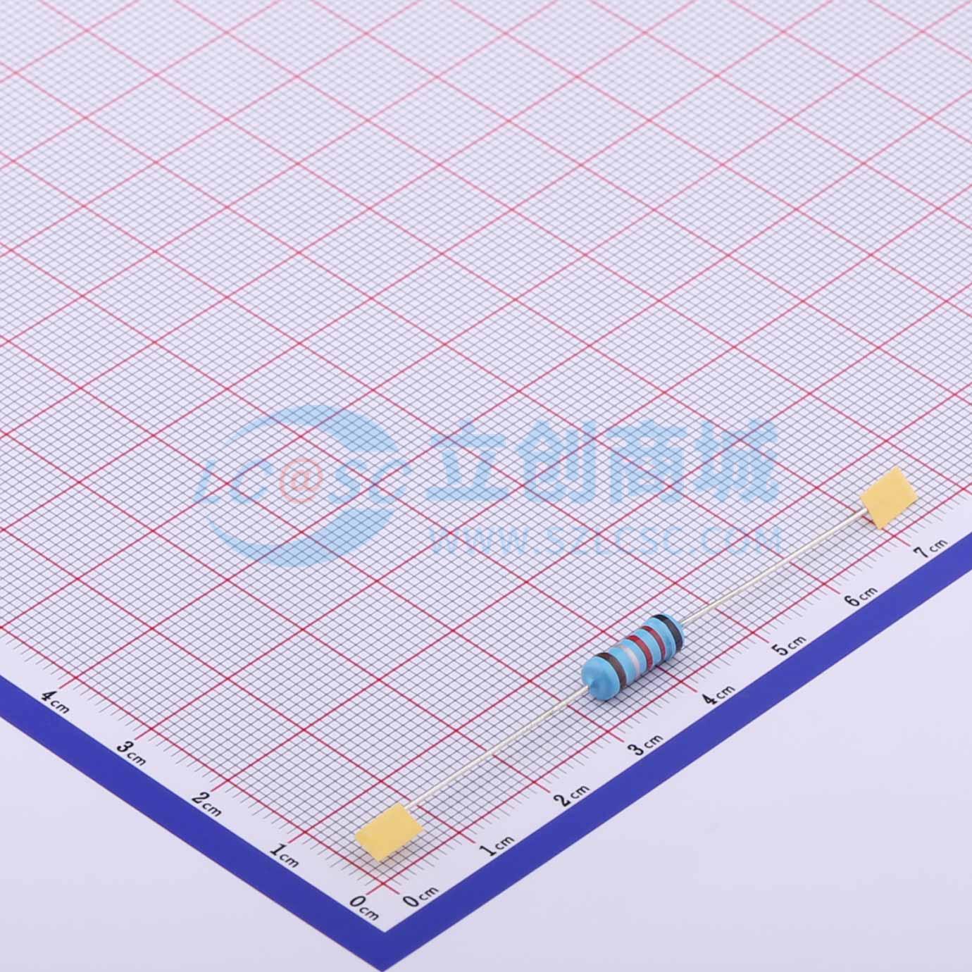 点击查看大图 MF1W-0.22Ω±1%T实物图