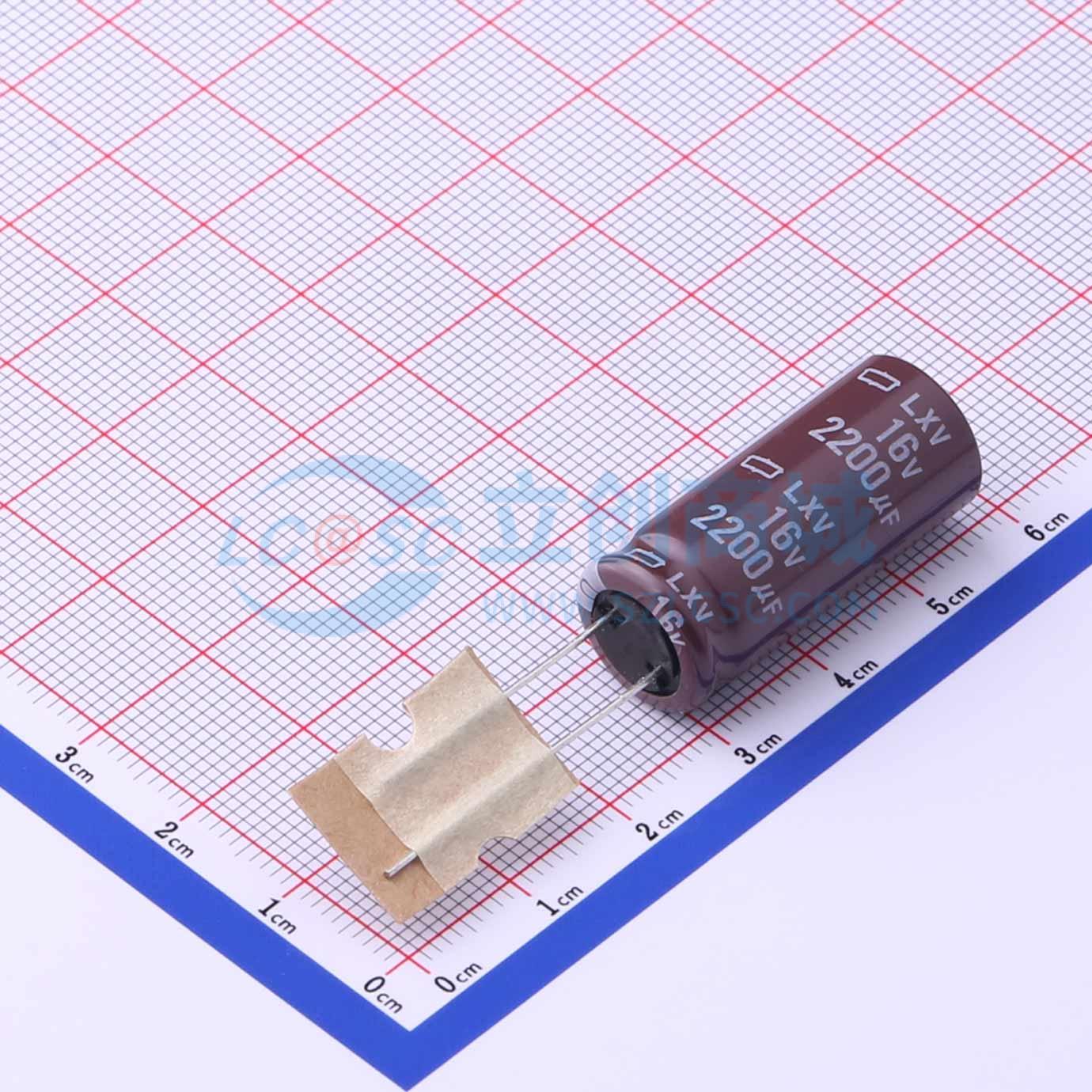 点击查看大图 ELXV160ETE222MK30S实物图