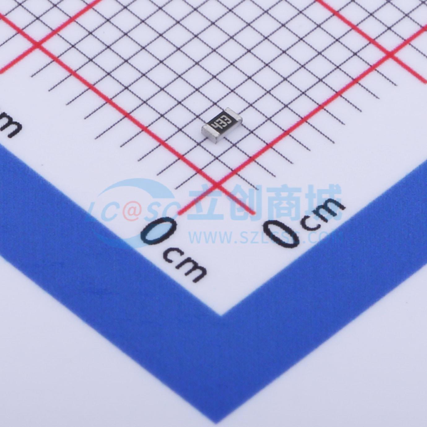 CR0603F43K0P05Z实物图