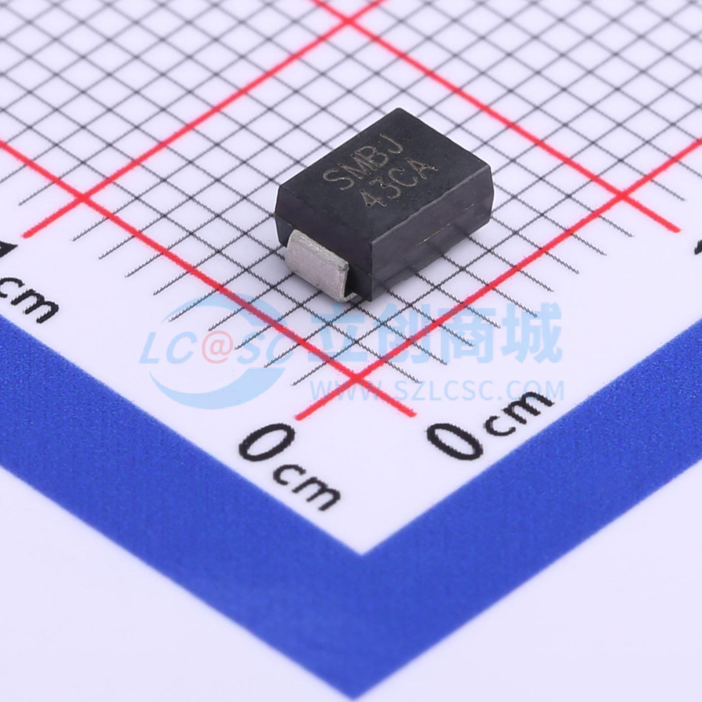 点击查看大图 SMBJ43CA实物图