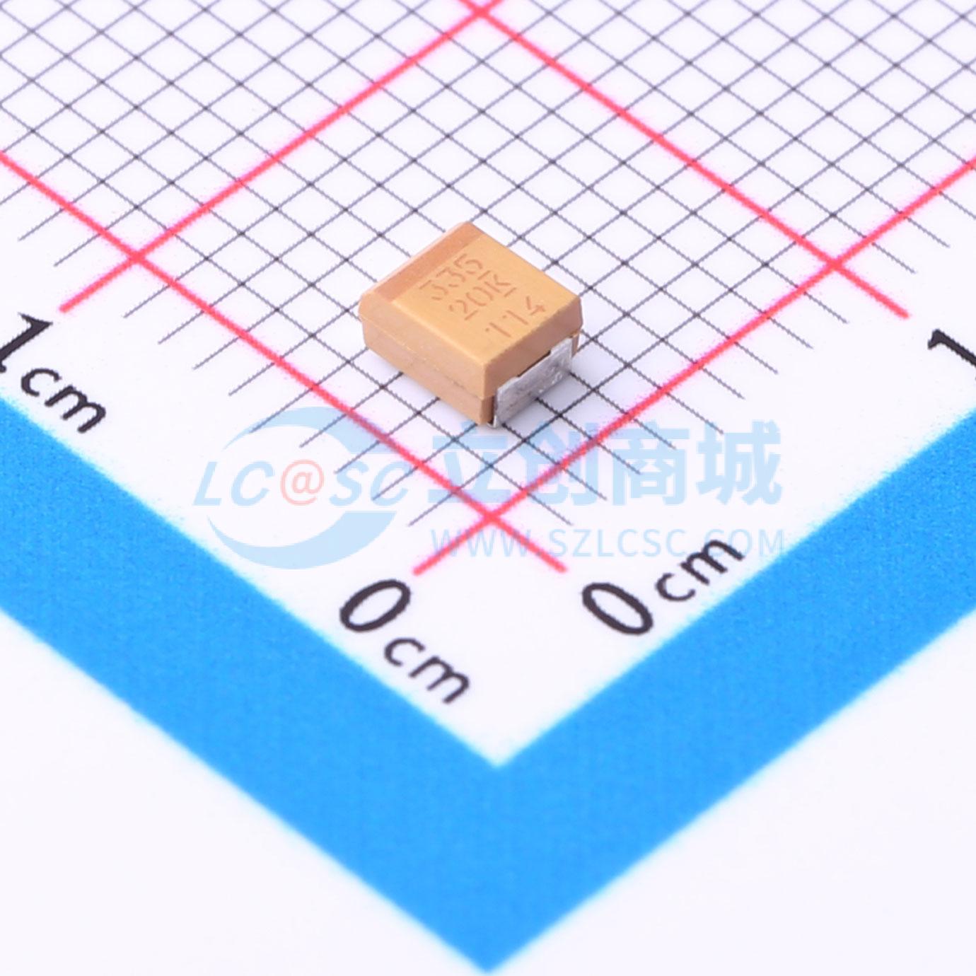 点击查看大图 T491B335M020AT实物图