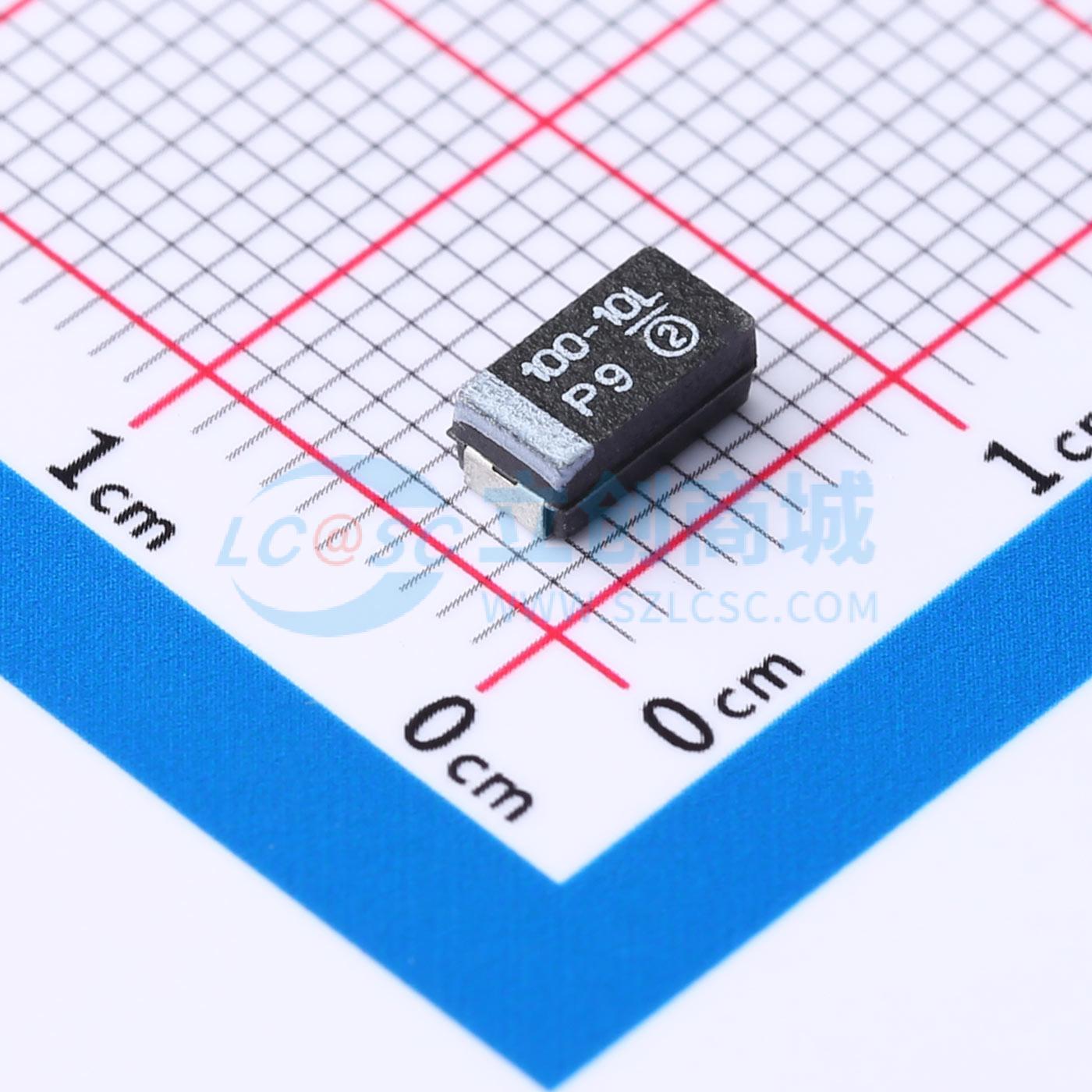 点击查看大图 TR3C107K010C0100实物图