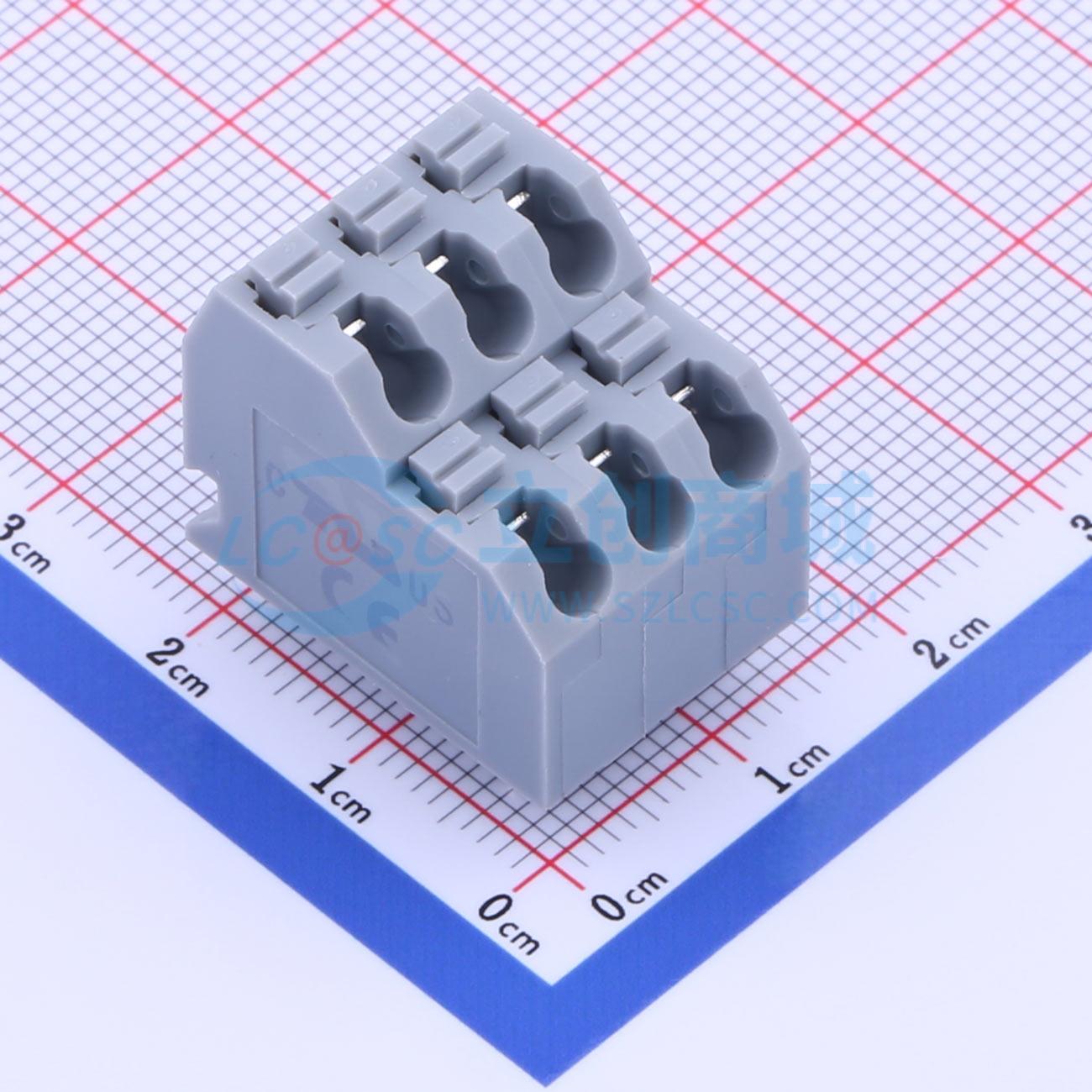 点击查看大图 KF250T-5.0-2*3P实物图