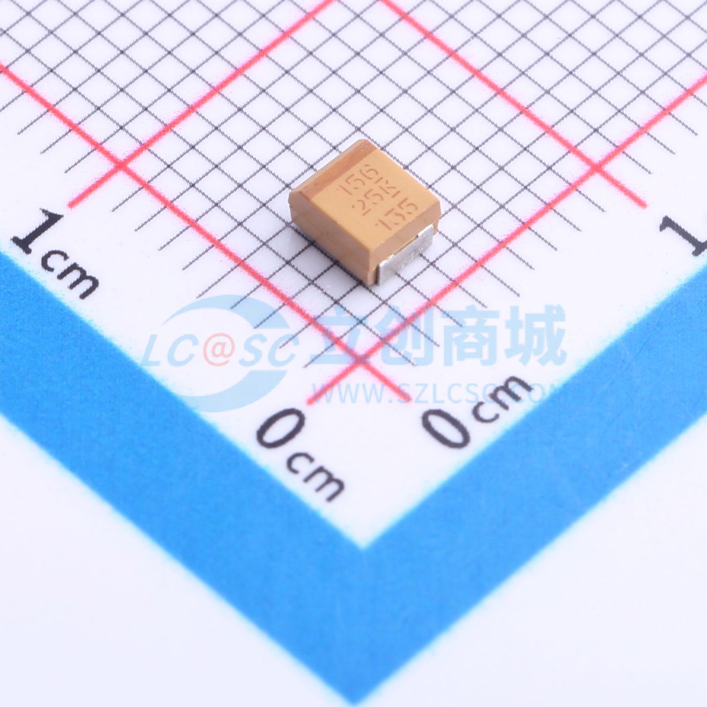 点击查看大图 T491B156K025AT实物图