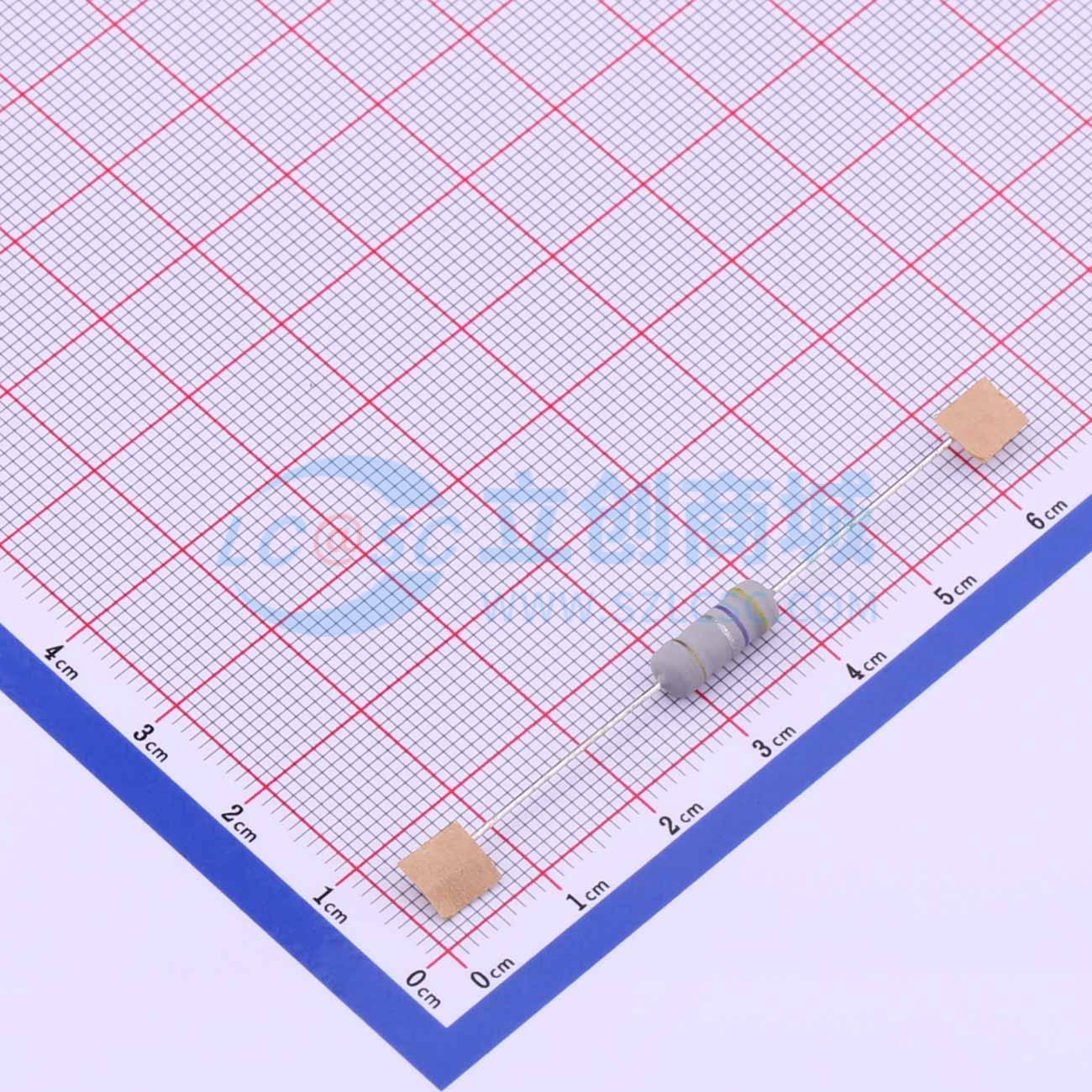 点击查看大图 MO1W-0Ω47±5%-TT52实物图