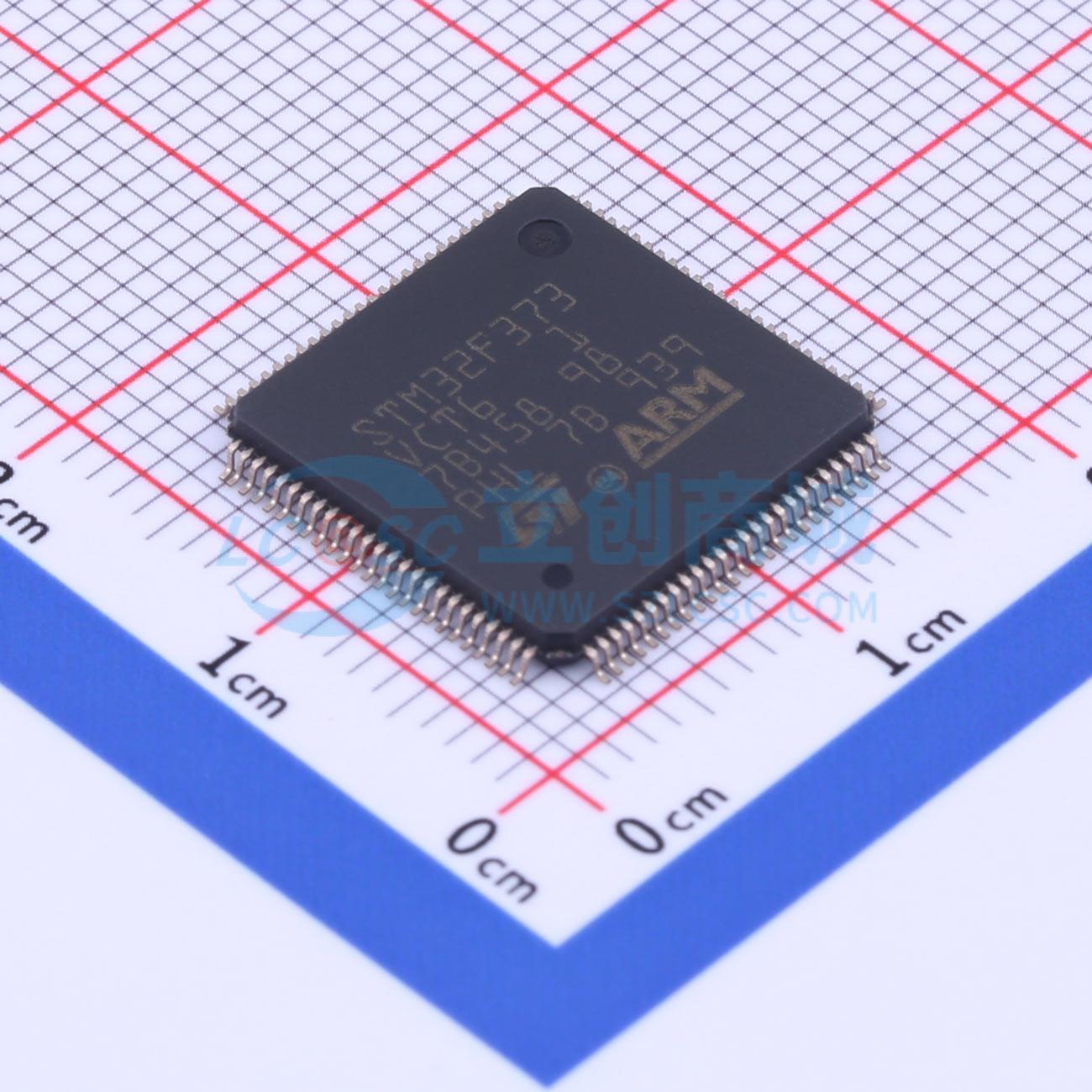 点击查看大图 STM32F373VCT6实物图