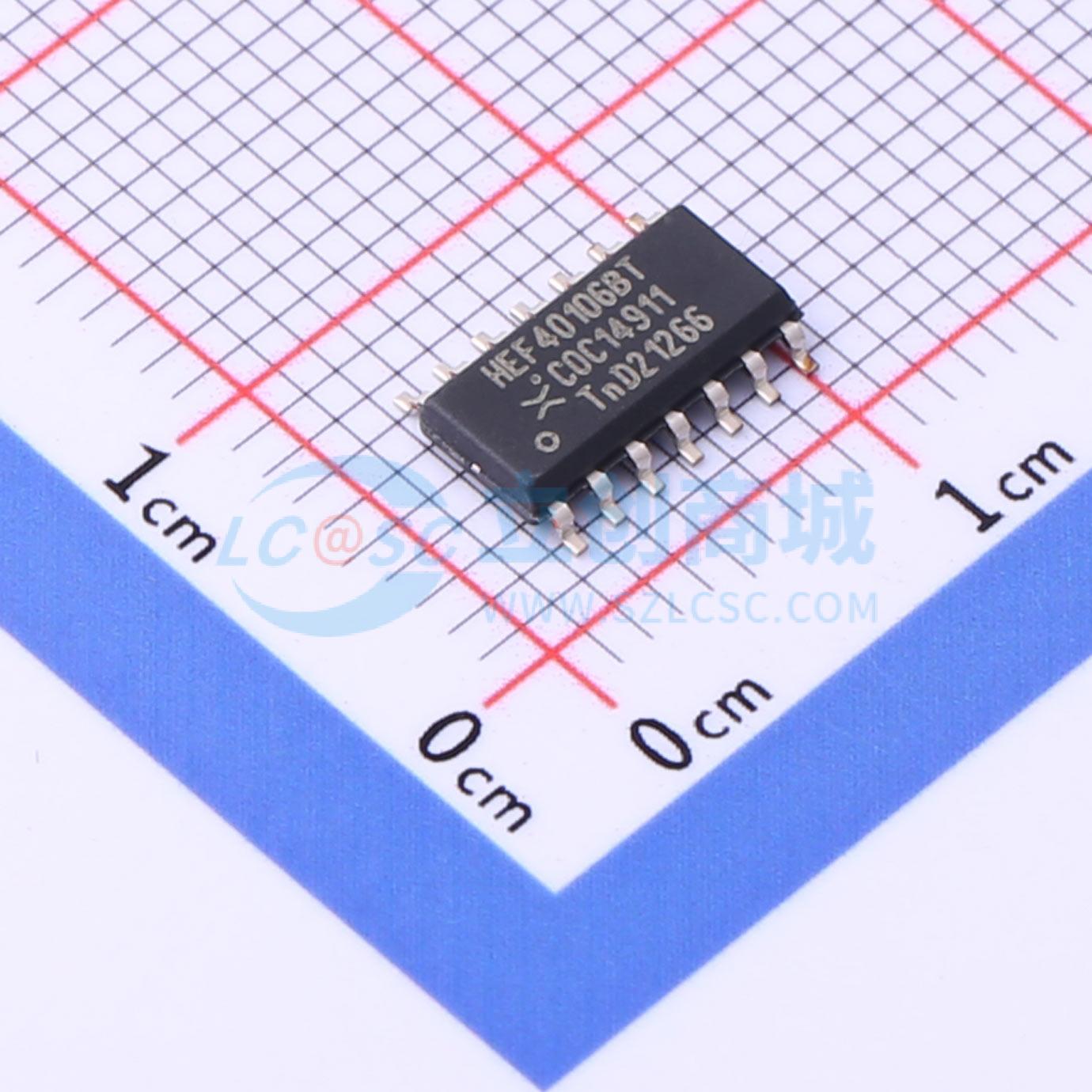 点击查看大图 HEF40106BT,652实物图