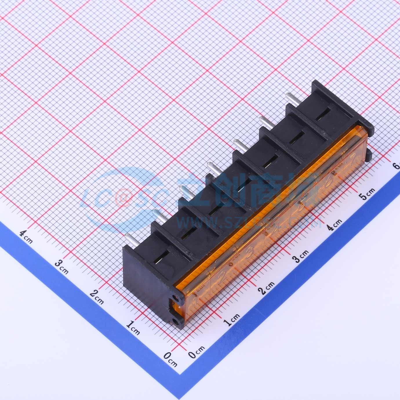 DBT50G-7.62-7P-BK-P实物图