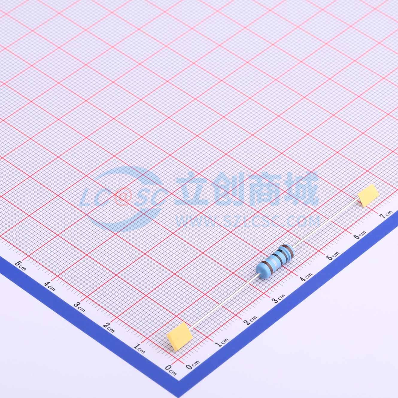 点击查看大图 MF1W-1Ω±1%T实物图