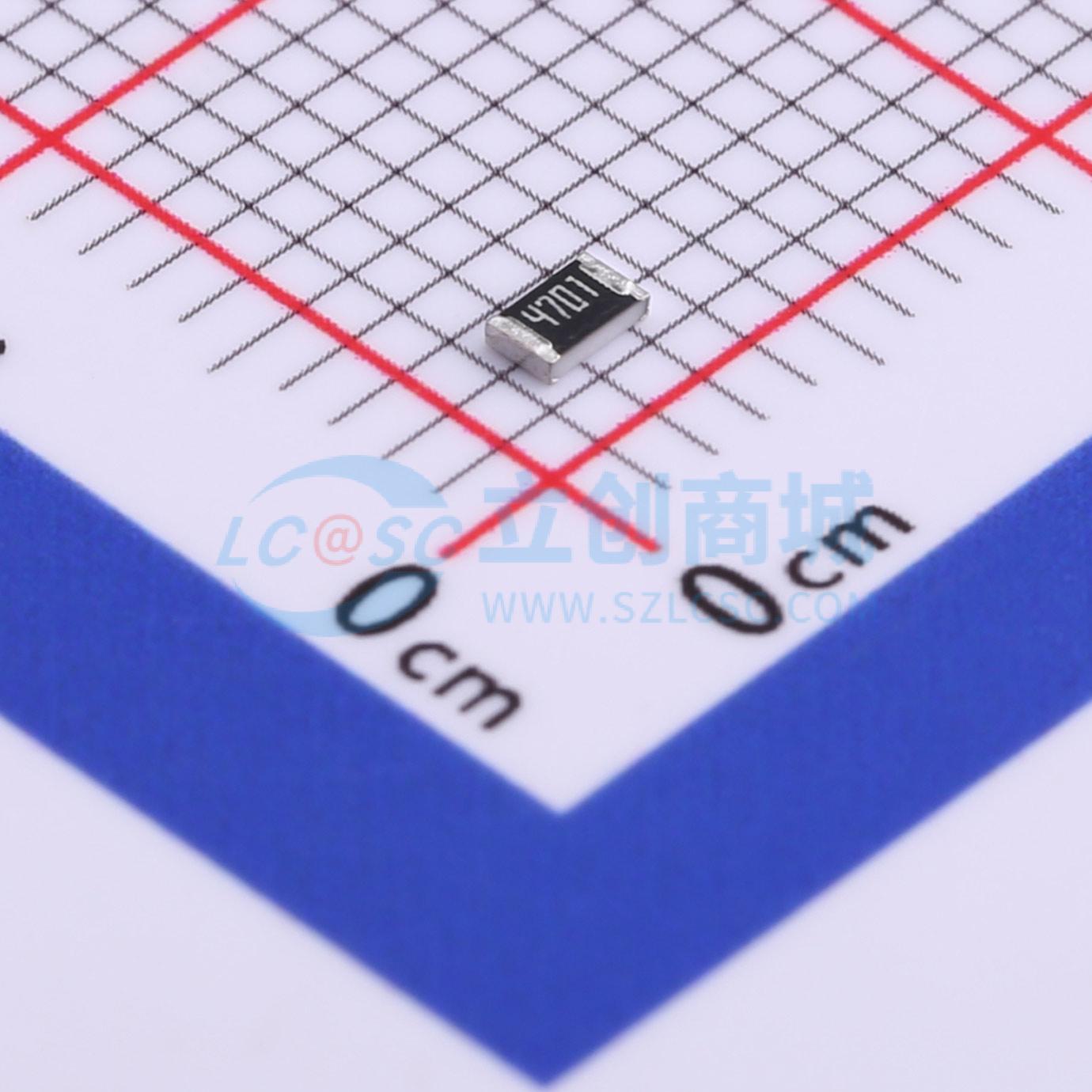 点击查看大图 RT0805DRE074K7L实物图