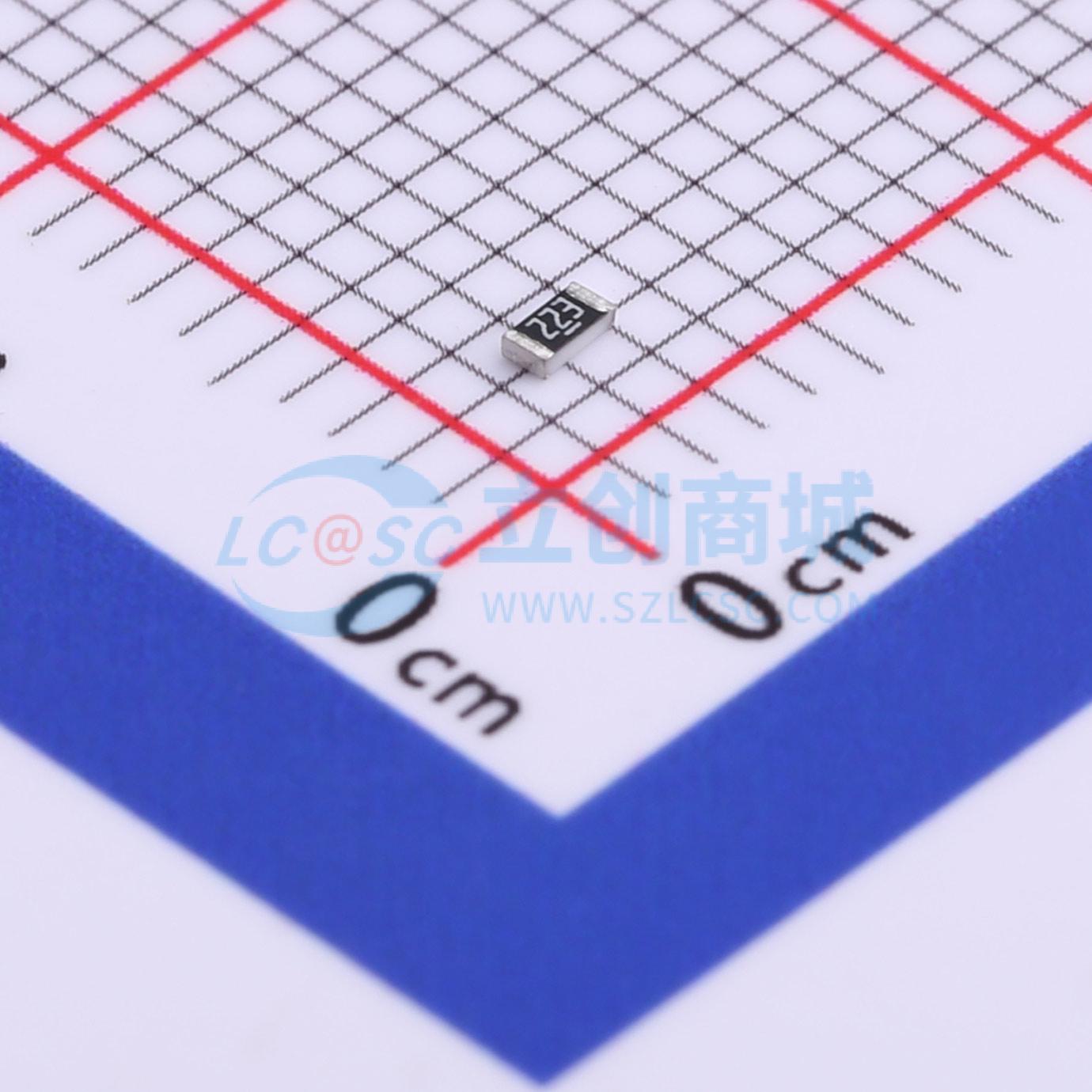 点击查看大图 RT0603CRE0722KL实物图