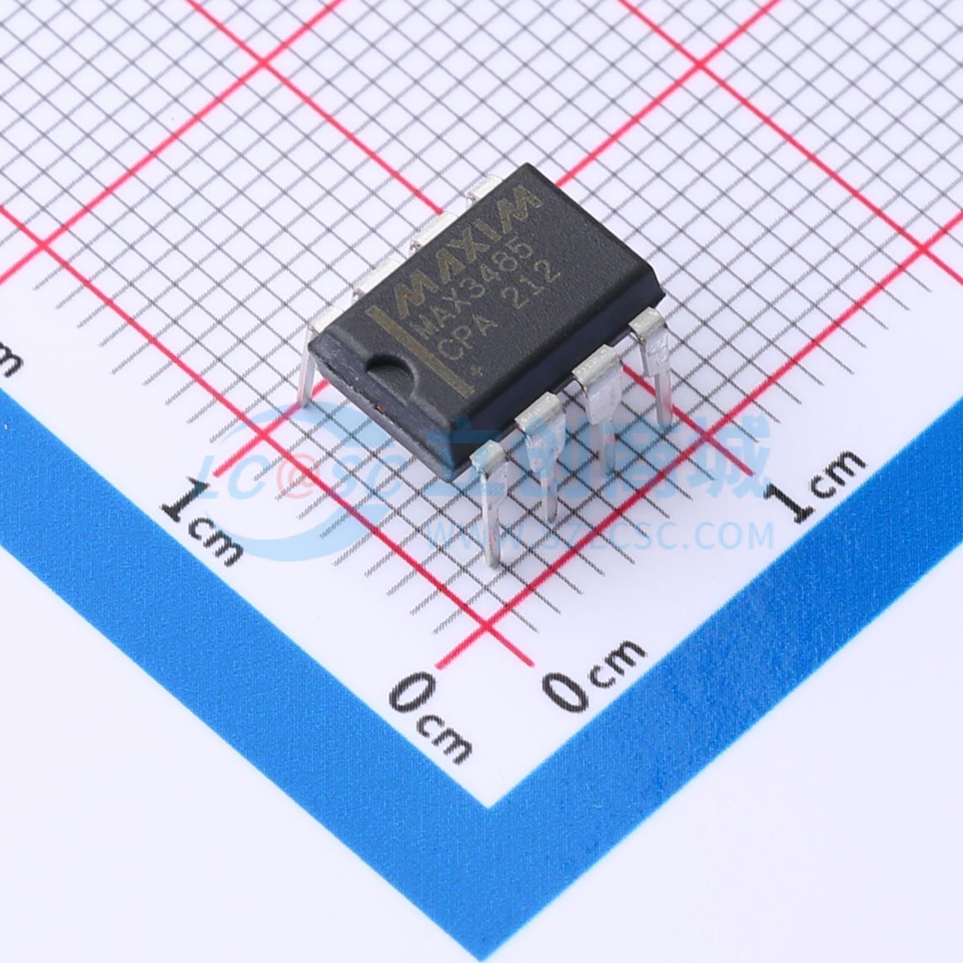 MAX3485CPA+实物图