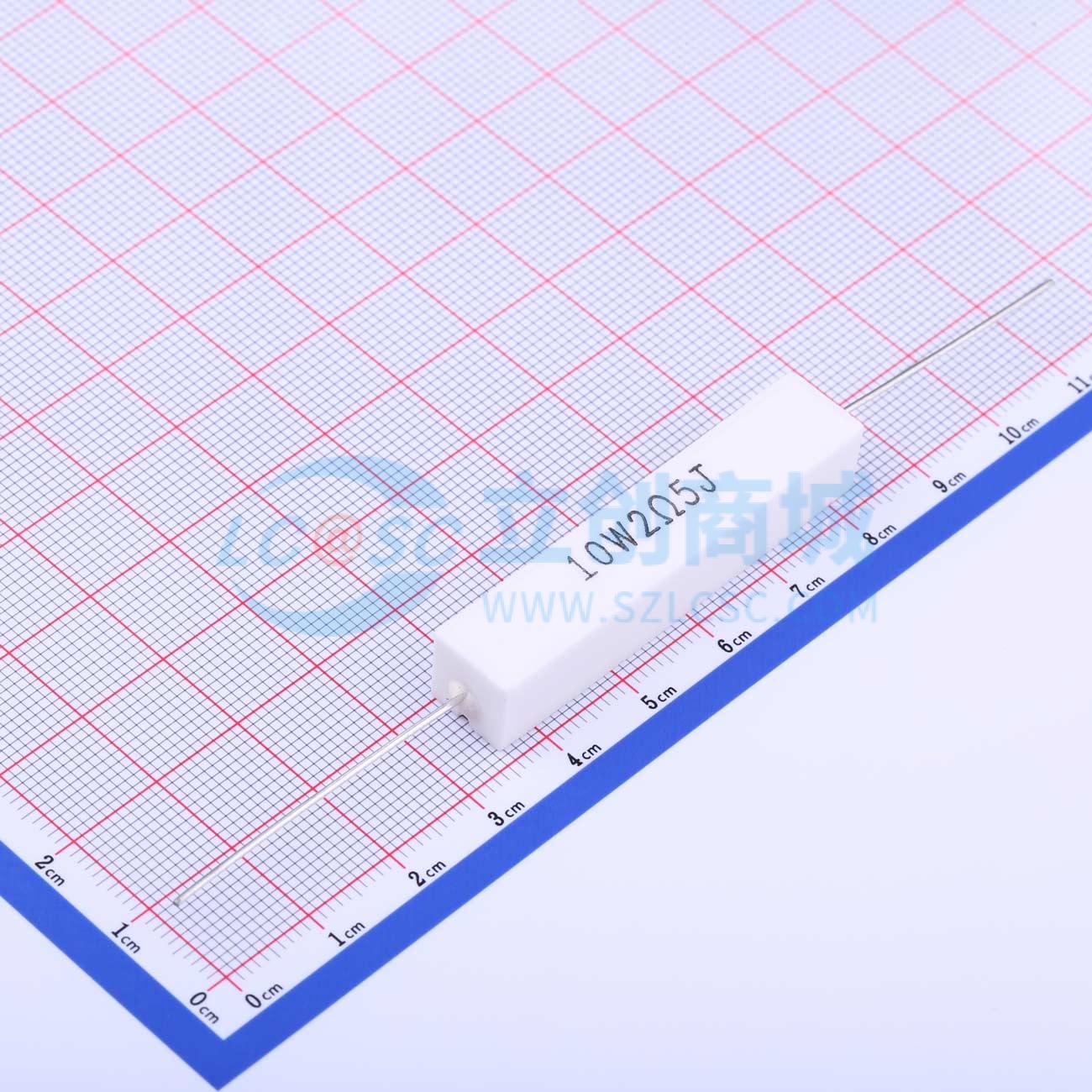 点击查看大图 CR-L10W2.5ΩJ实物图