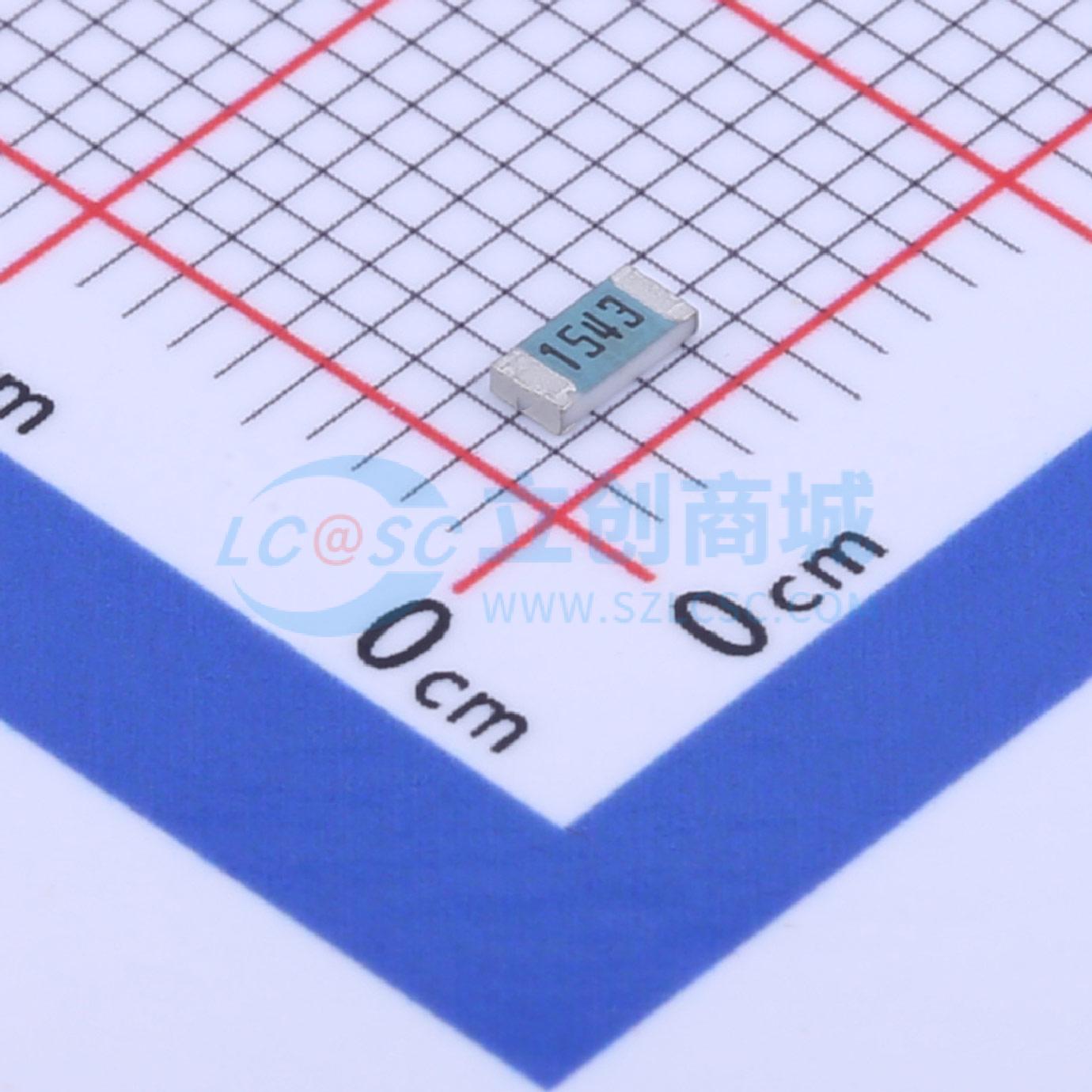 点击查看大图 RK73H2BTTD1543F实物图